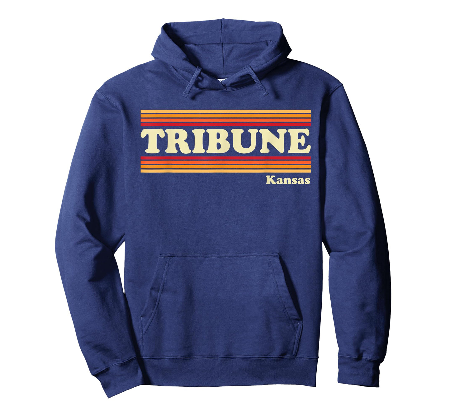 Vintage 1980s Graphic Style Tribune, Kansas T-Shirt