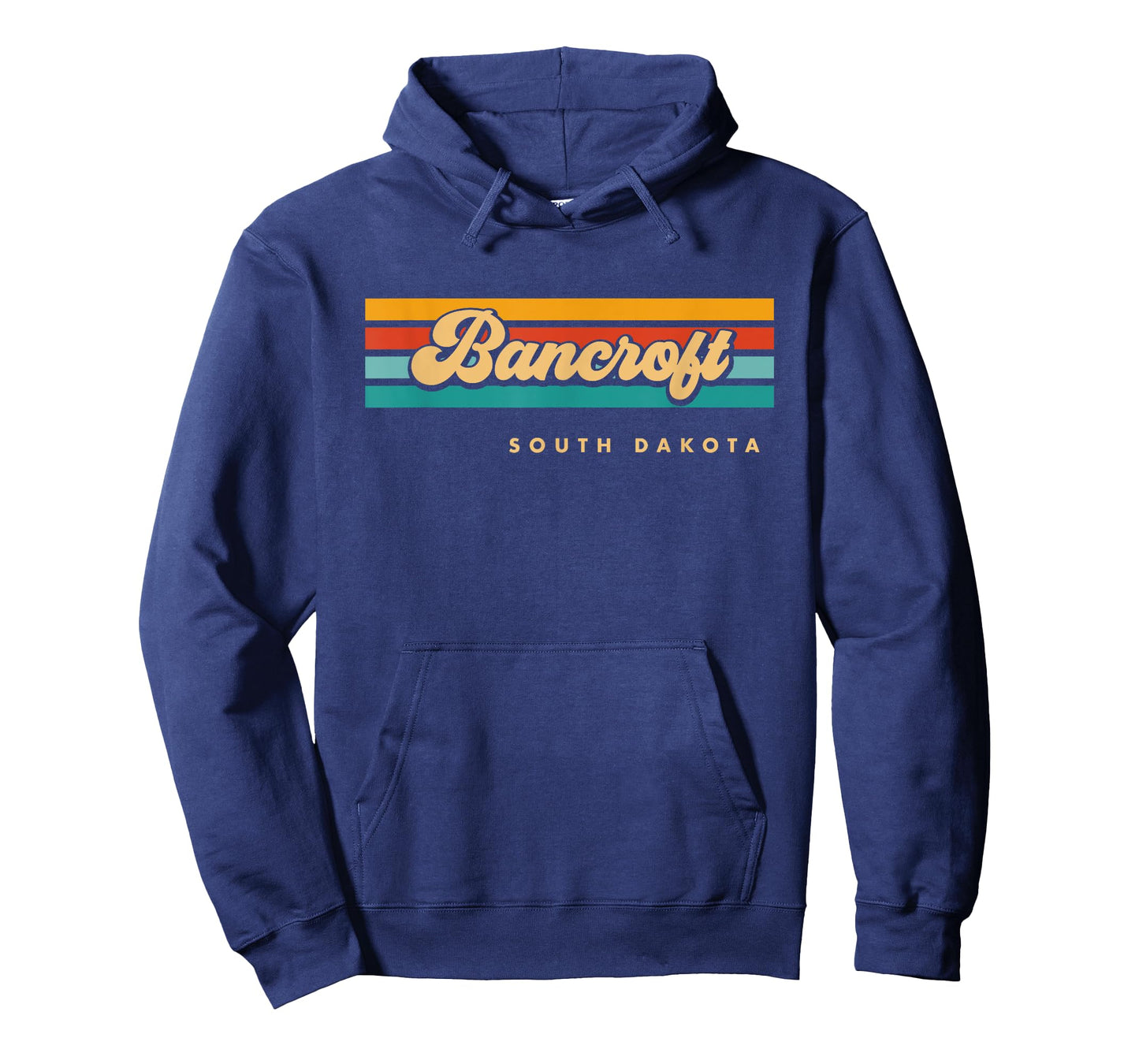 Vintage Sunset Stripes Bancroft, South Dakota T-Shirt