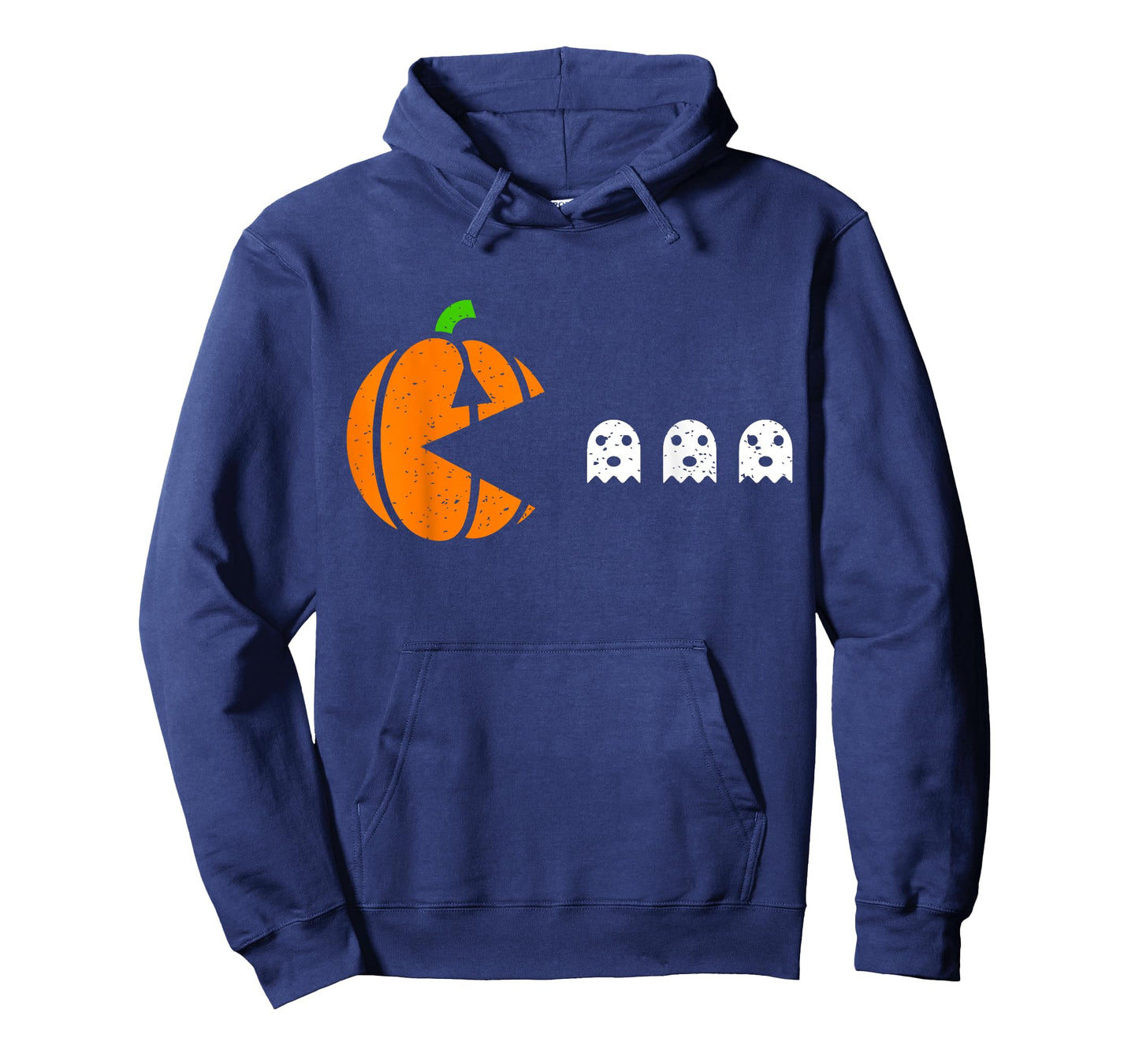 Halloween Gamer Pumpkin Eating Ghost Costume Men Boys Kids T-Shirt
