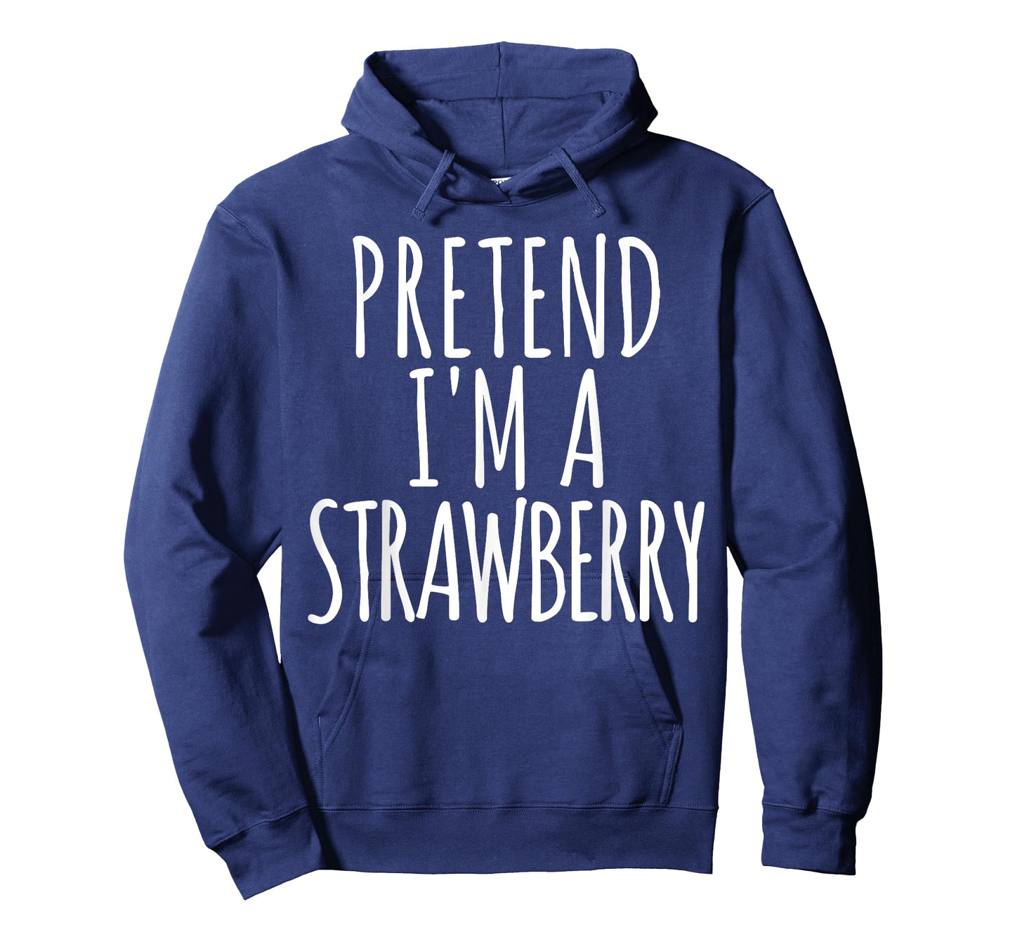 Lazy Funny Easy Halloween Costume Pretend I'm A Strawberry T-Shirt Small