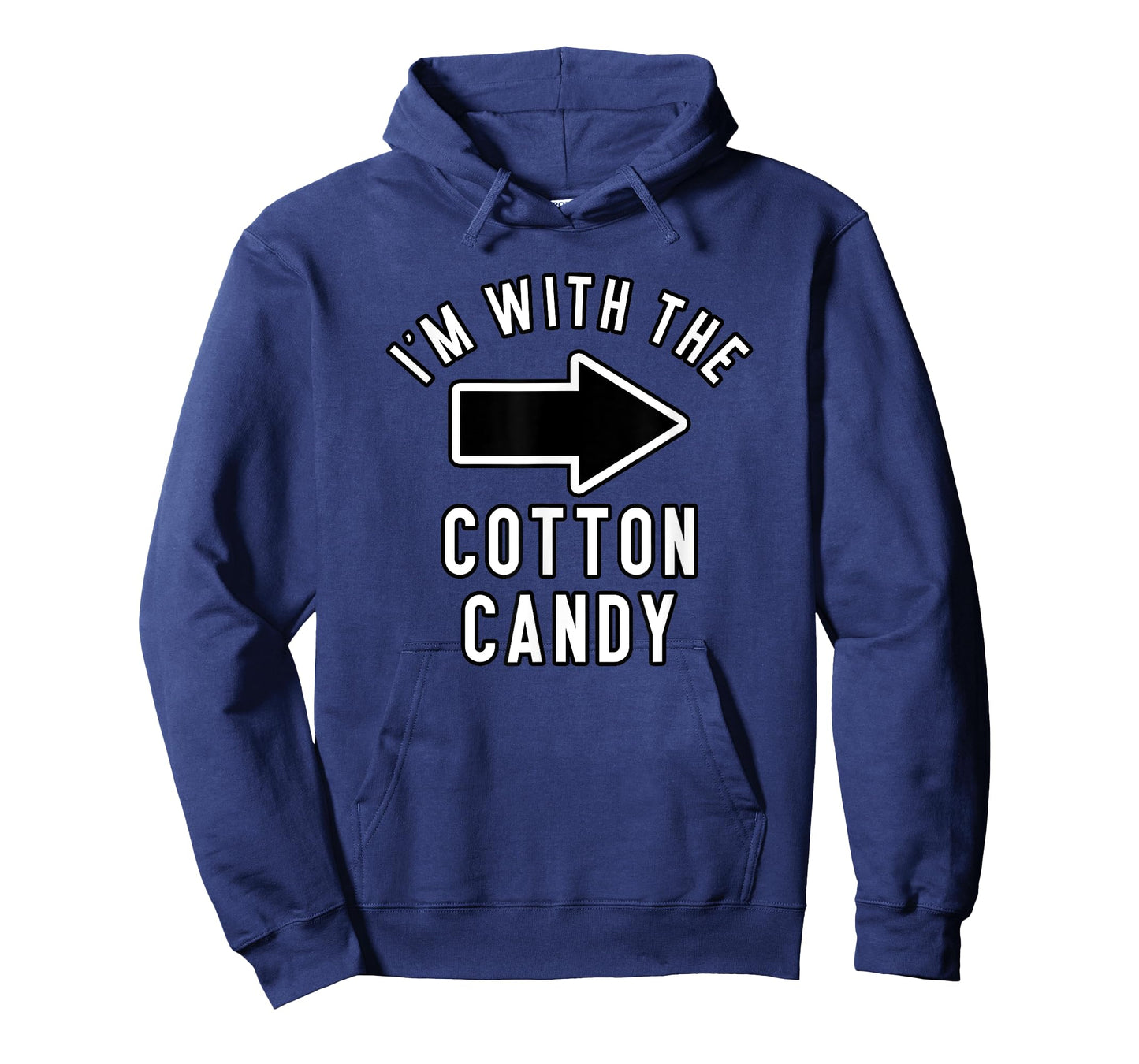 Couples Halloween Costume Shirts I'm With The Cotton Candy T-Shirt