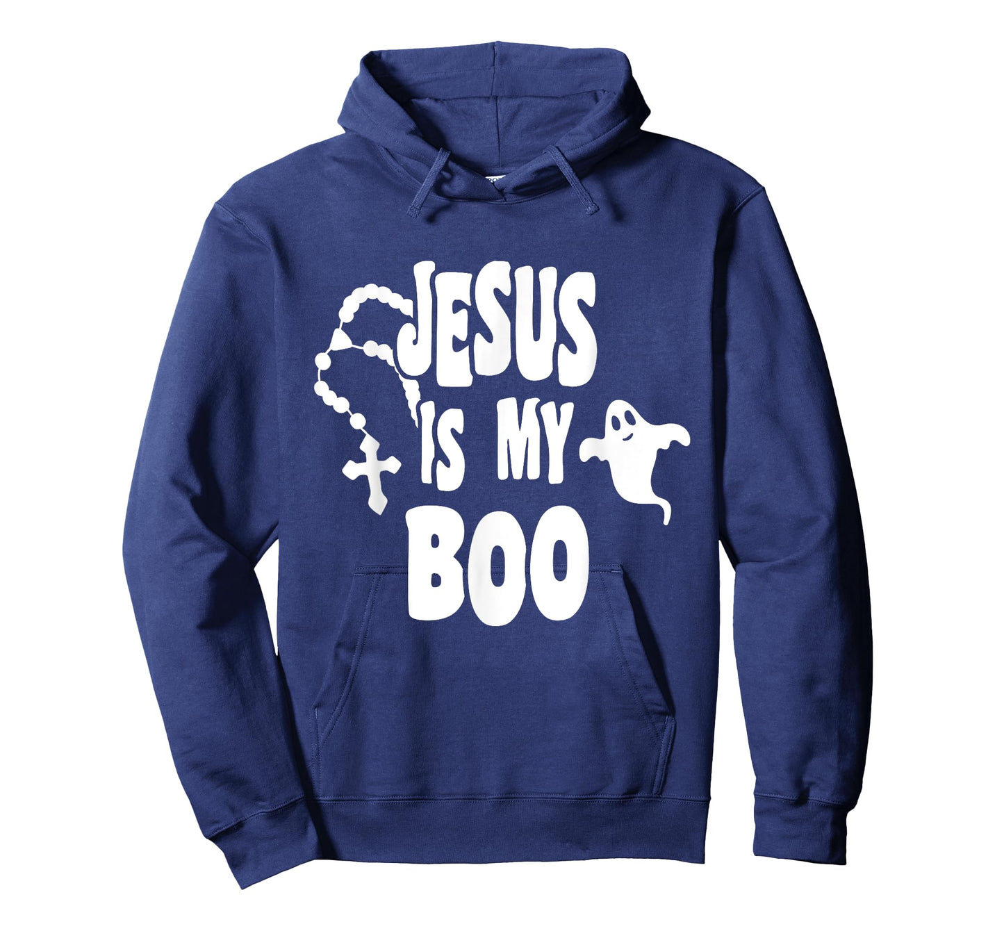 Jesus Is My Boo Ghost Christian Funny Halloween Retro Groovy T-Shirt