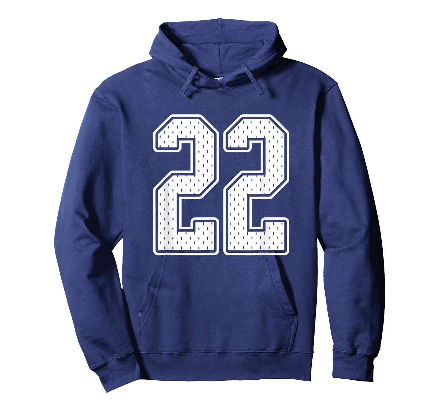 #22 White Vintage Number 22 Sports Fan Jersey Style T-Shirt