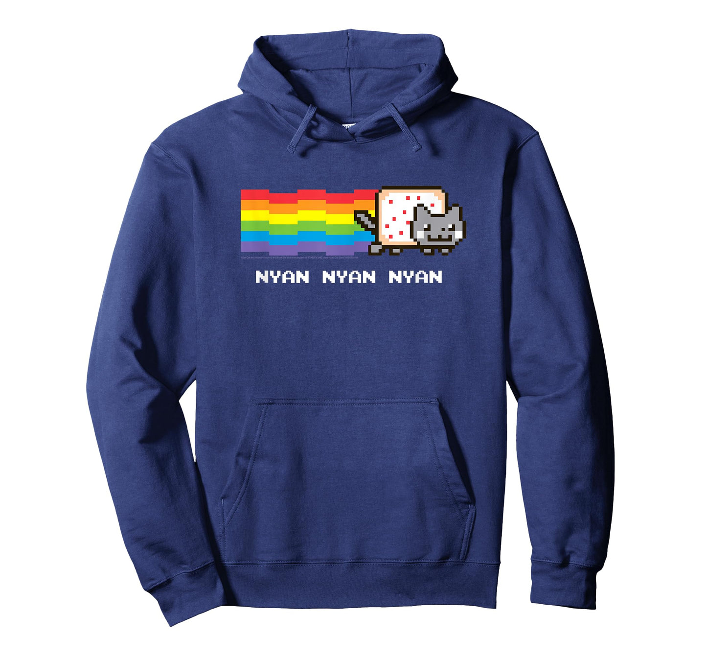 Nyan Cat Nyan Nyan Nyan Rainbow Funny Internet Meme T-Shirt