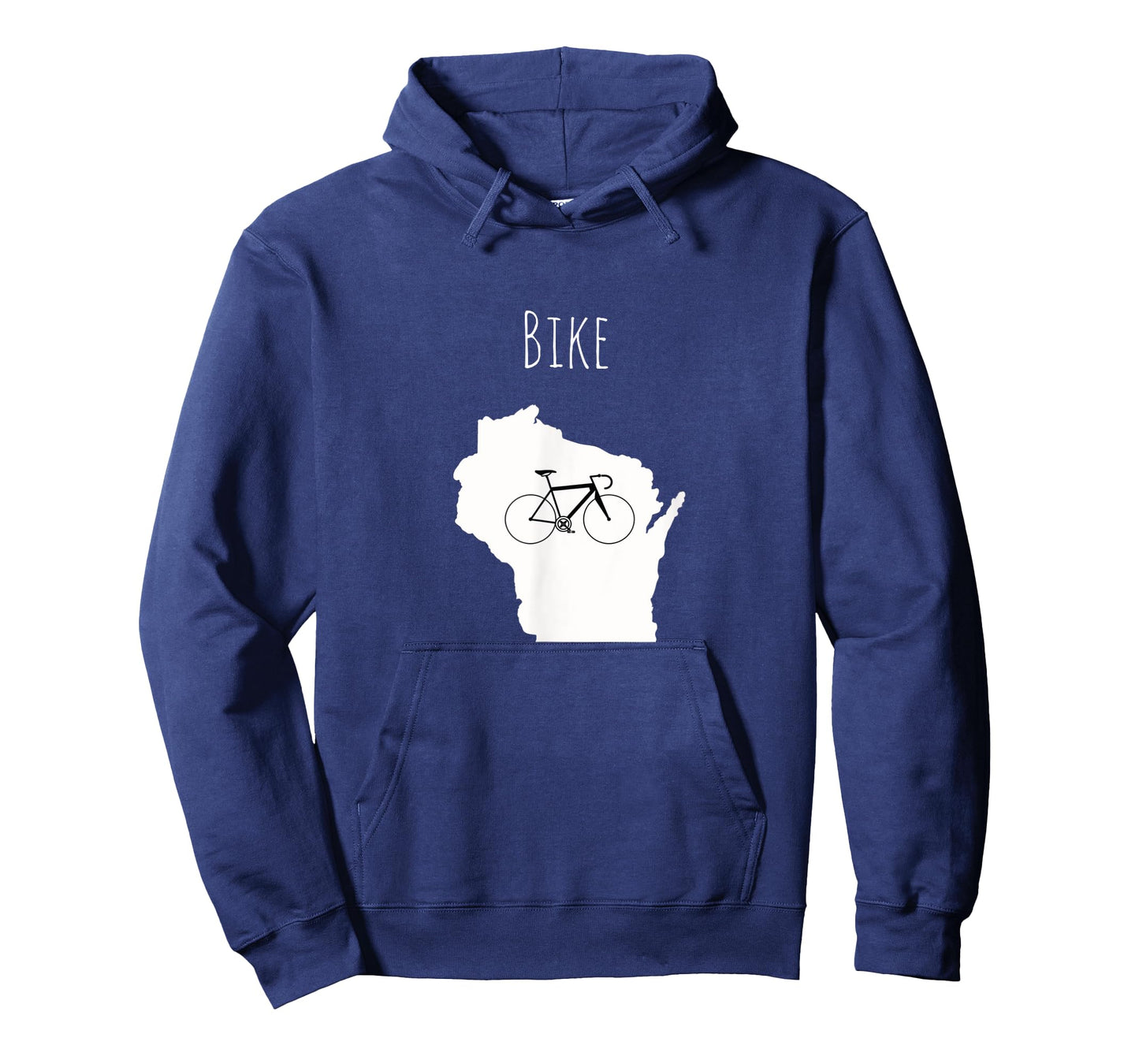 Bike Wisconsin Shirt, Cyclist Tee, State Shape Bicycle Shirt
