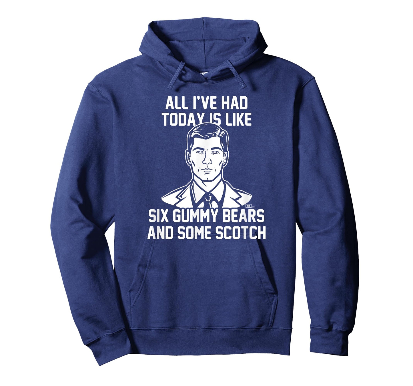 Archer Six Gummy Bears and Scotch Funny Cartoon T-Shirt