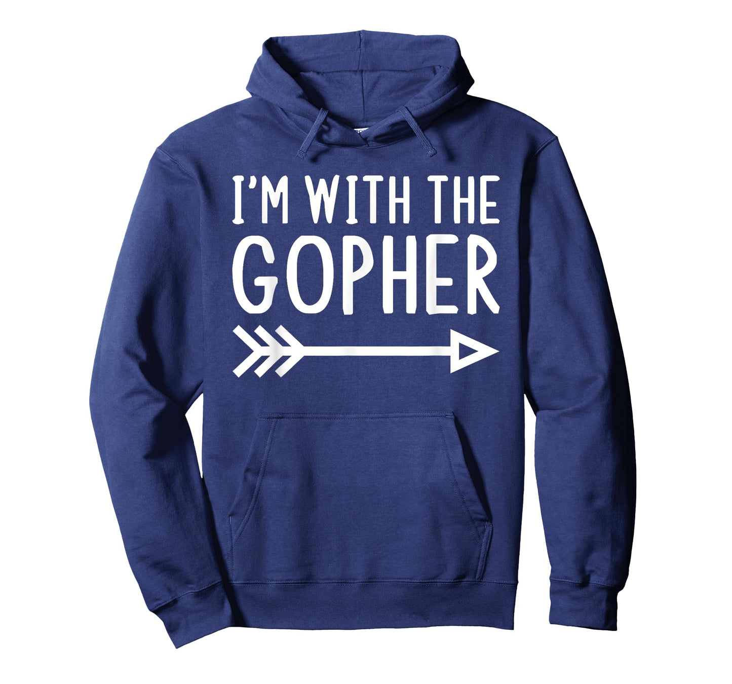 I'm With The Gopher Funny Matching Halloween Couple Costume T-Shirt