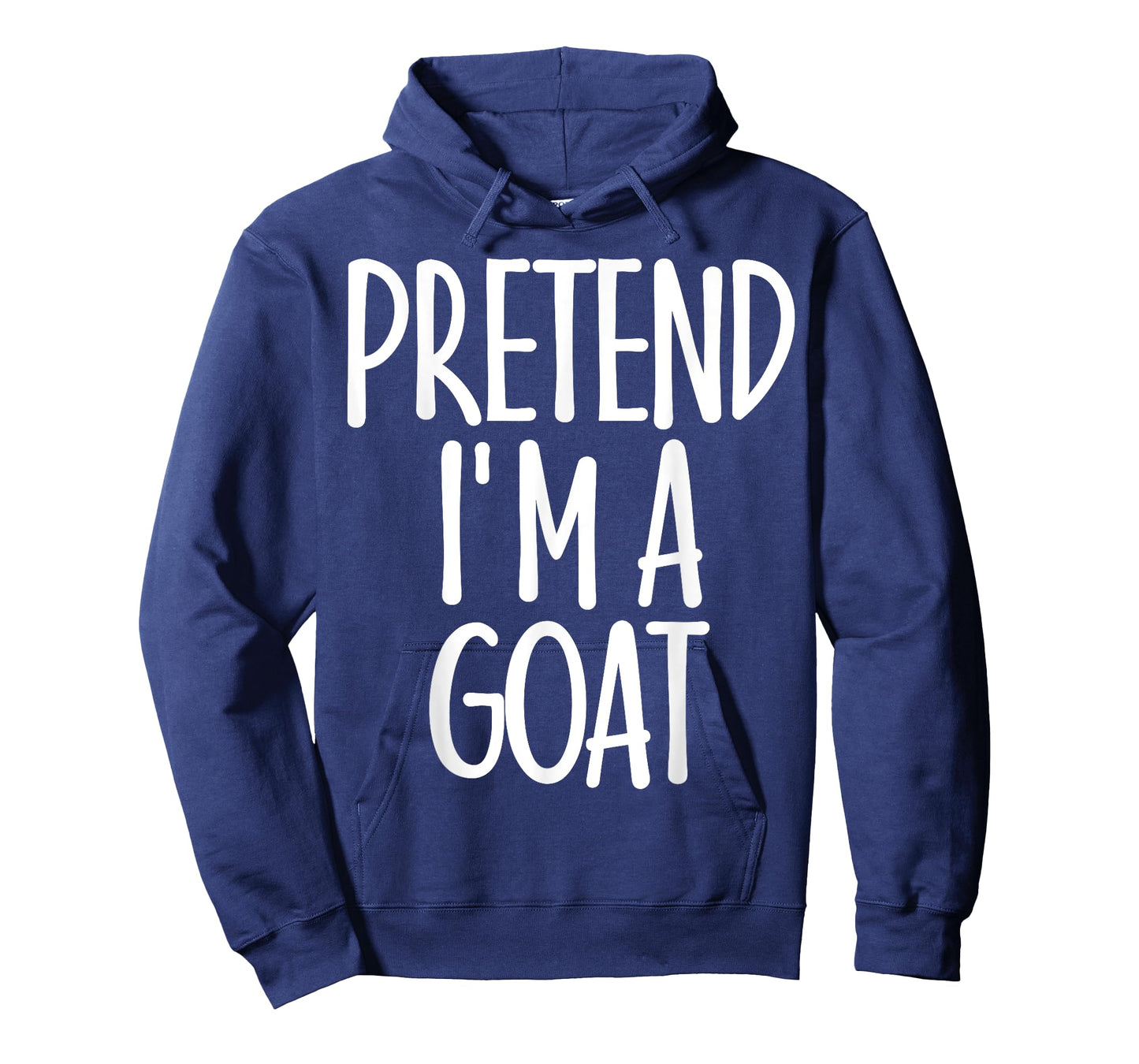 Easy Pretend I'm Goat Costume Gift Funny Farmer Halloween T-Shirt