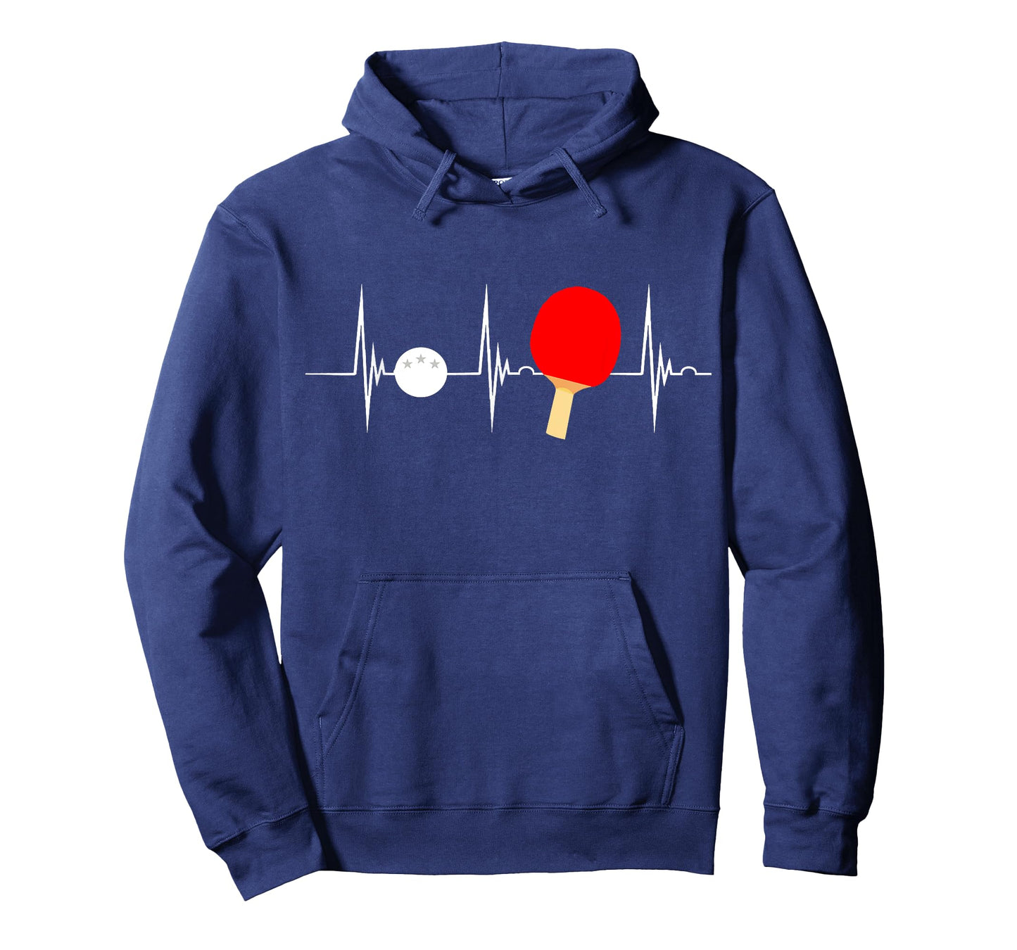 Ping Pong Table Tennis Paddle Heartbeat EKG Pulse Pingpong T-Shirt