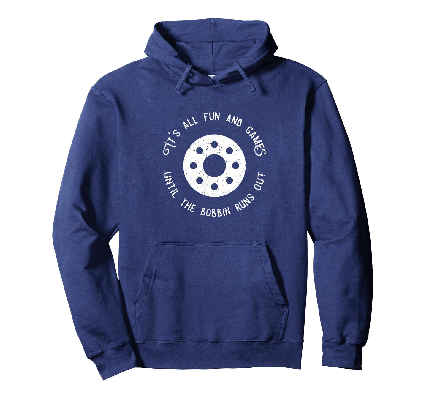 Funny Sewing Design Fun and Games Till the Bobbin Runs Out T-Shirt