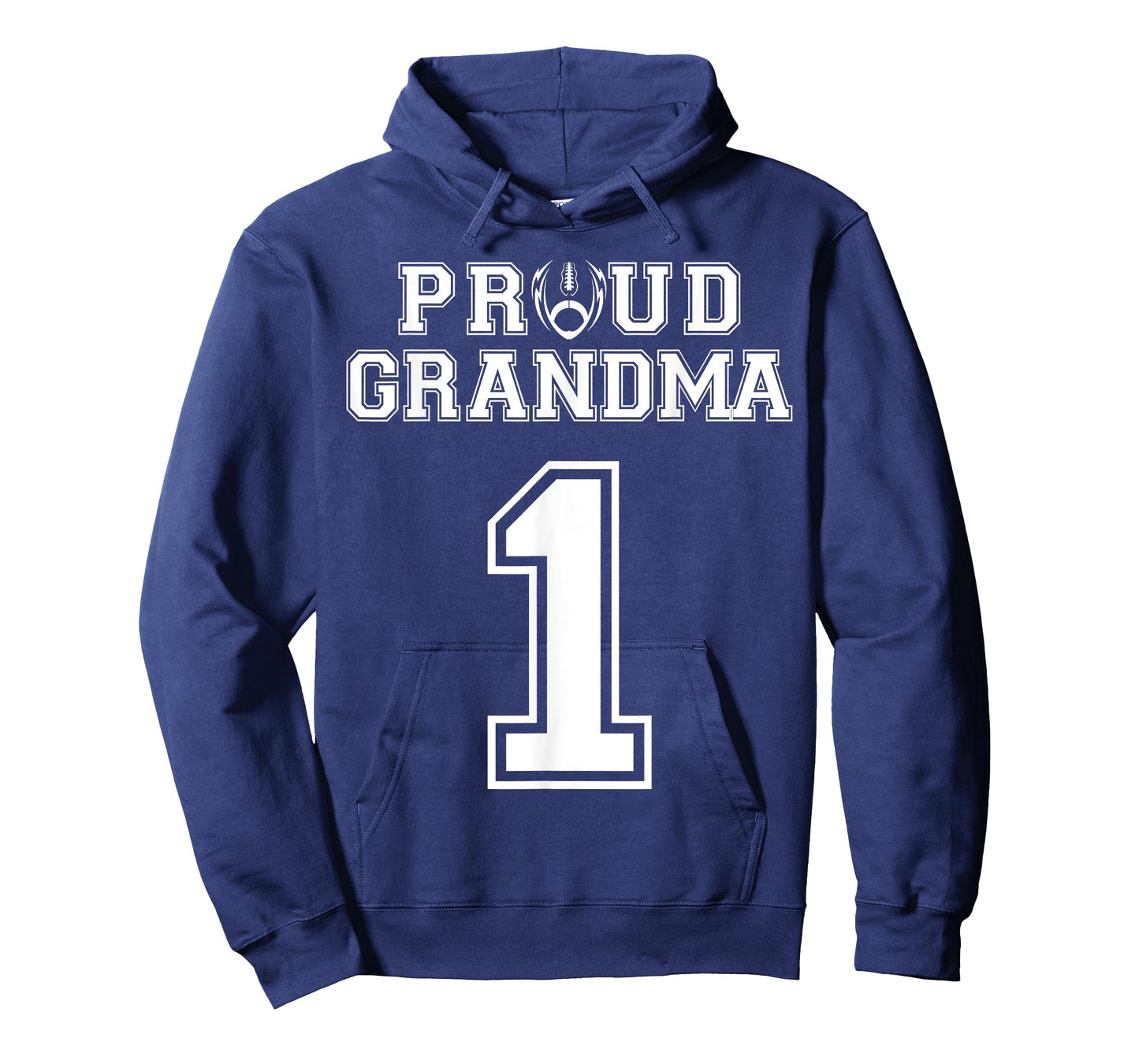 Custom Proud Football Grandma Number 1 Personalized Women T-Shirt
