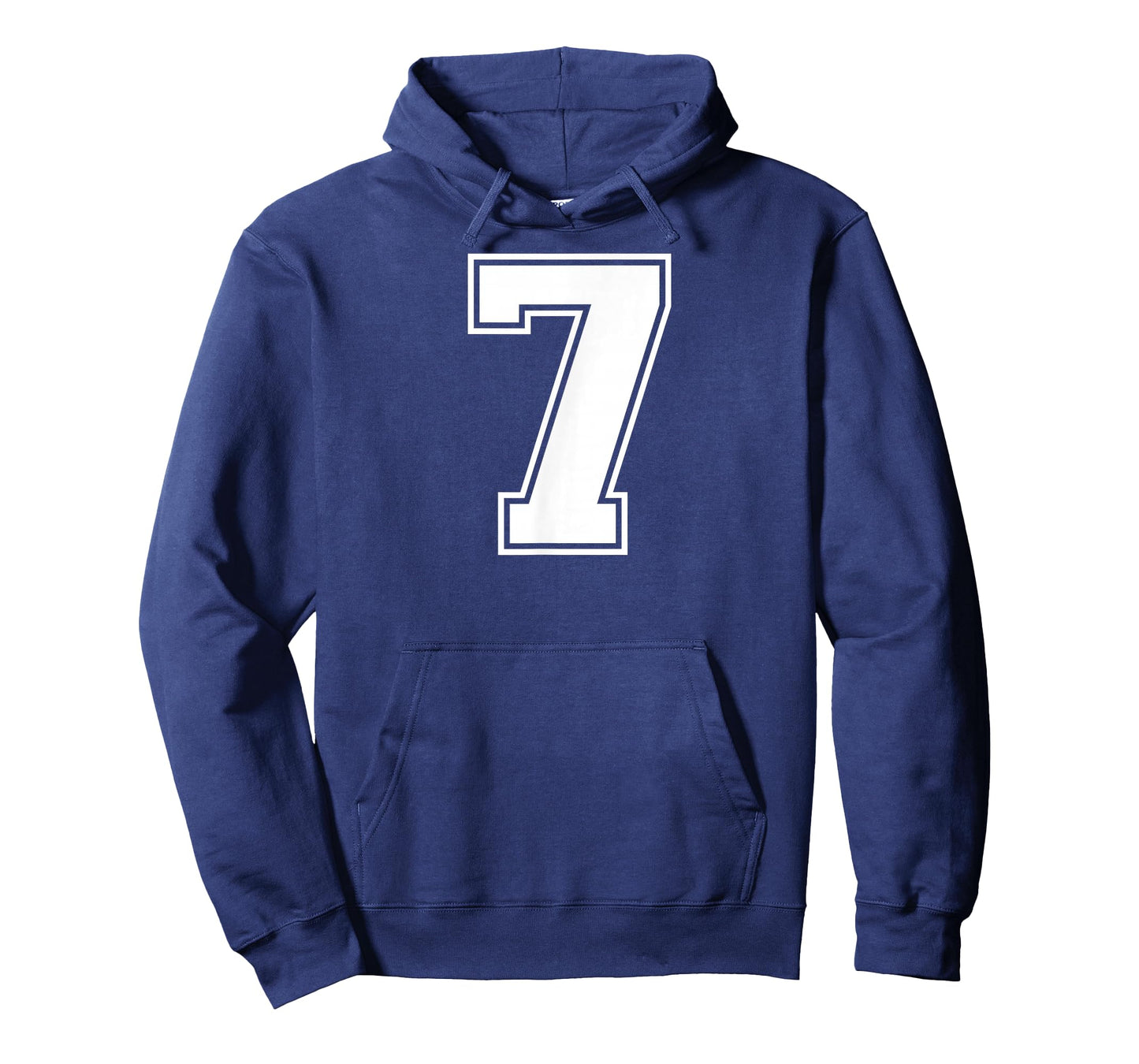7 Number Seven Team Sports Graphic Varsity Matching T-Shirt