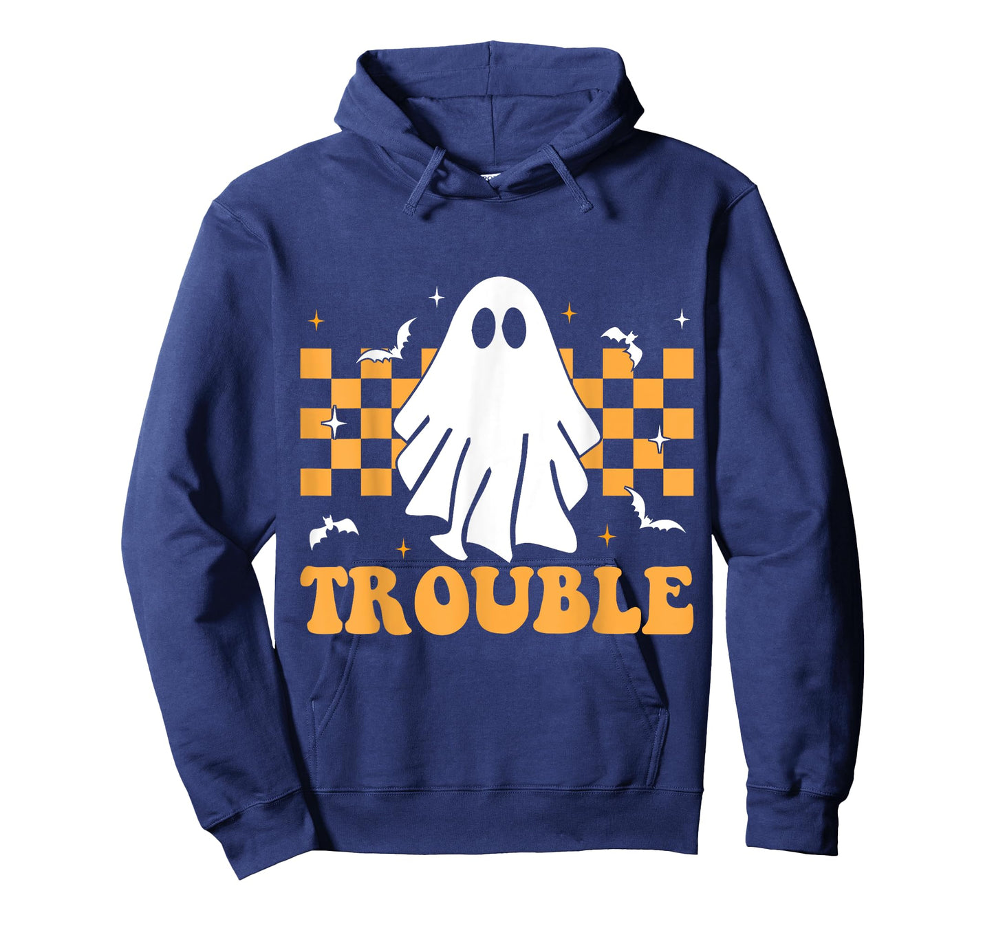 Where I Go Trouble Follows Matching Halloween Pajama Couples T-Shirt