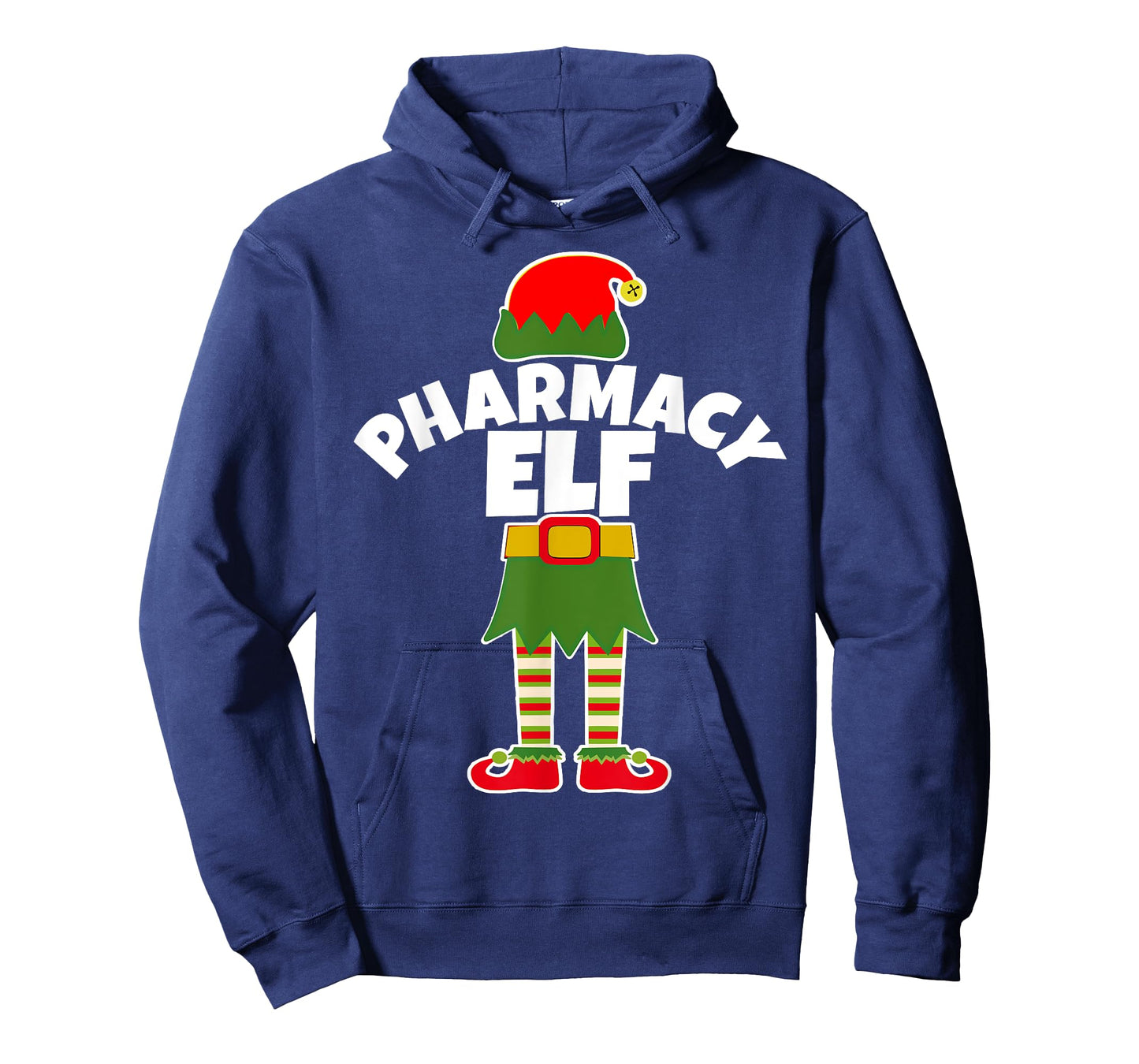 Pharmacy Elf Funny Pharmacist Tech Holiday Christmas T Shirt T-Shirt