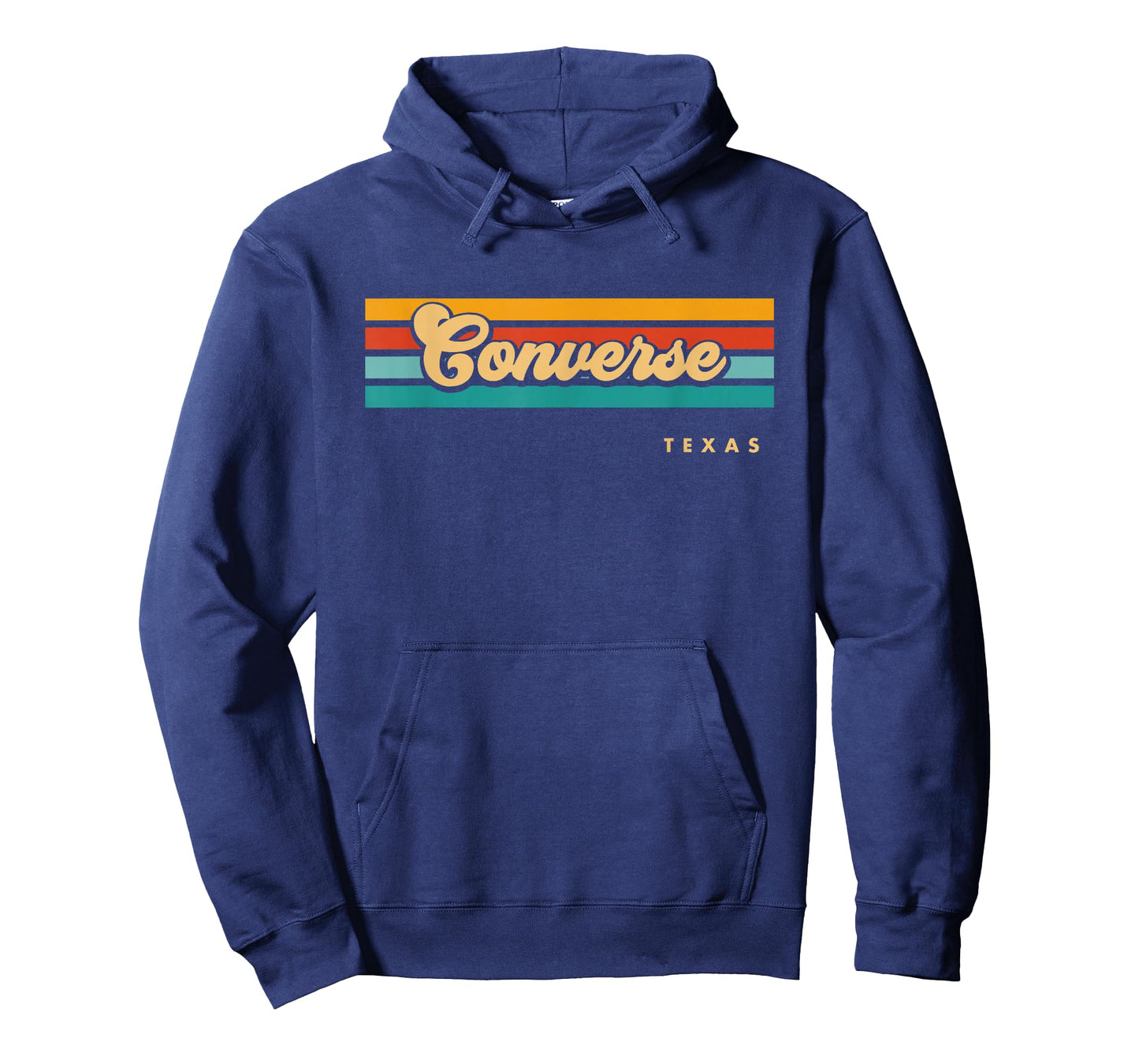 Vintage Sunset Stripes Converse, Texas T-Shirt