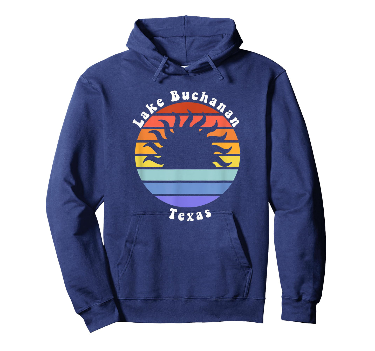 Lake Buchanan Texas TX Sunrise and Sunset Souvenir Vacation T-Shirt