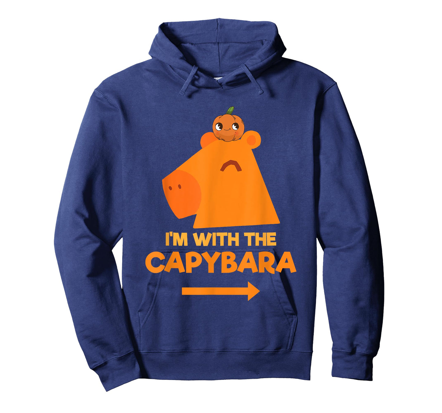 I'm With The Capybara Capy Animal Lover Lazy Halloween T-Shirt