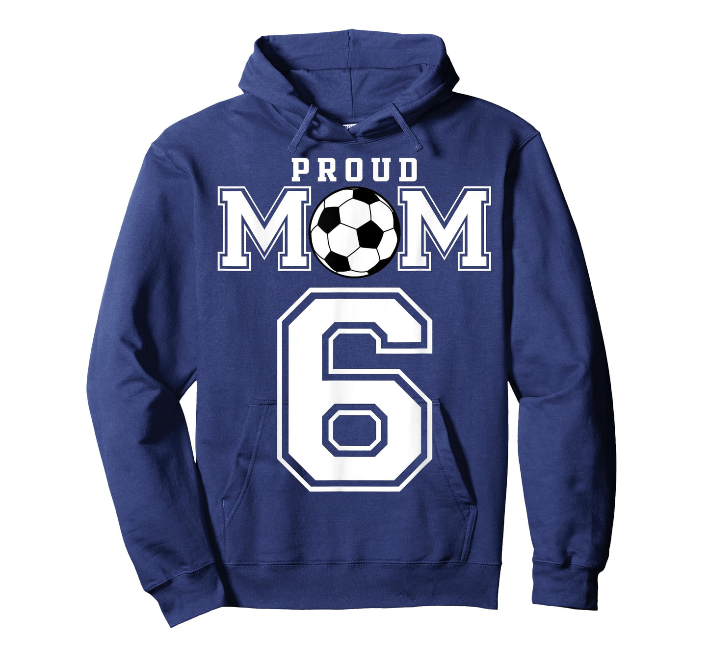 Number 6 Custom Proud Soccer Futbol Mom Personalized Women T-Shirt