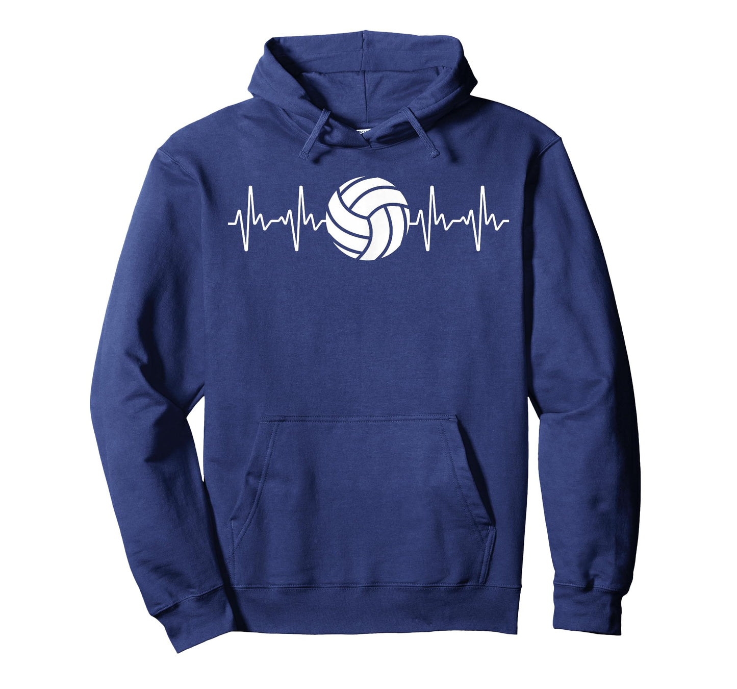 Cool Volleyball Heartbeat Design Men Women Volleyball Coach T-Shirt Small