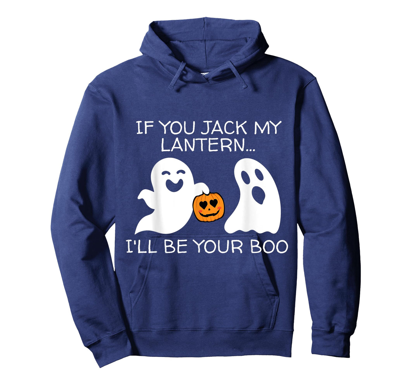 Funny Halloween Adult Ghost And Jack-o-Lantern Men Women T-Shirt