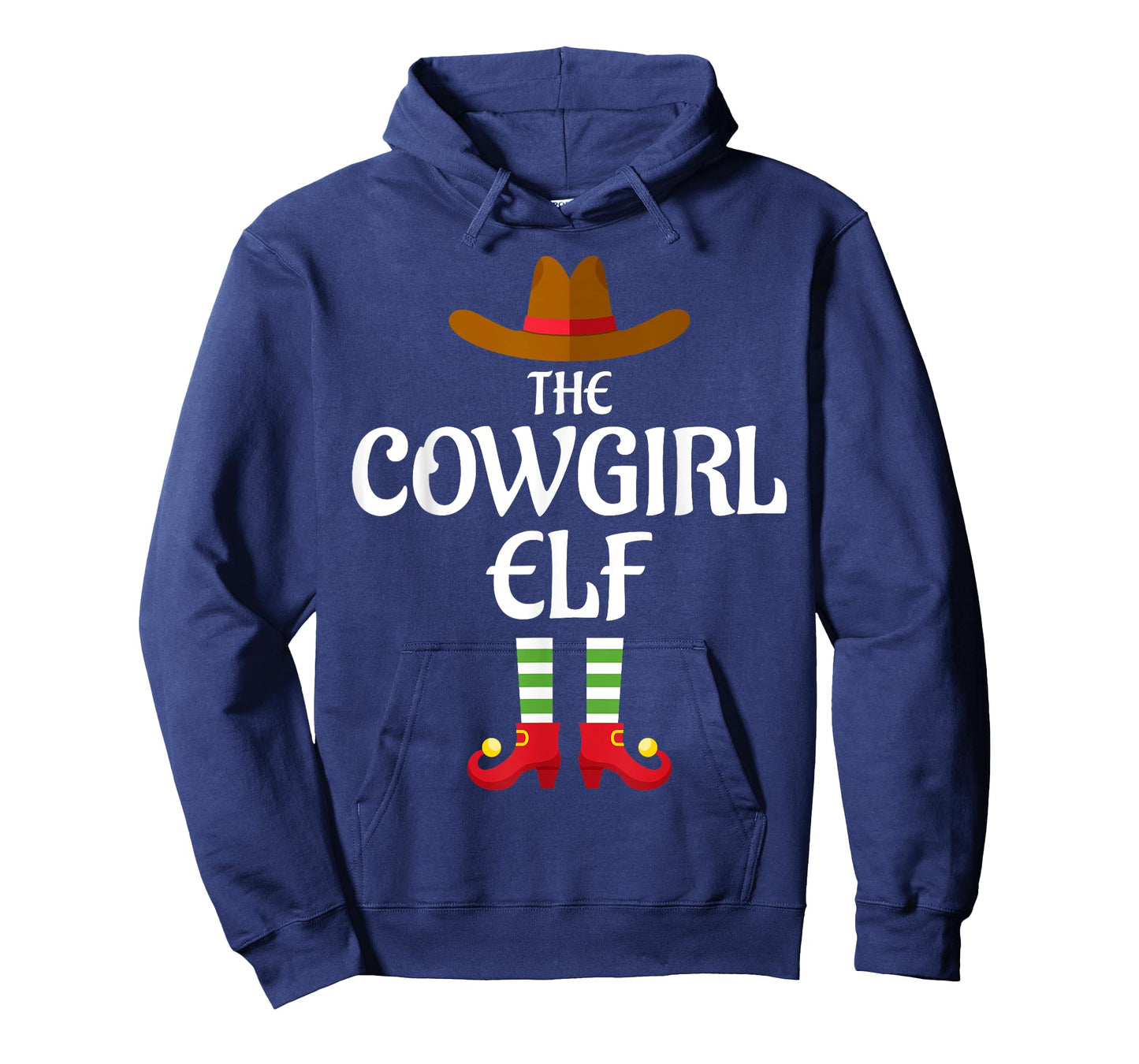 Cowgirl Elf Family Matching Group Christmas T-Shirt