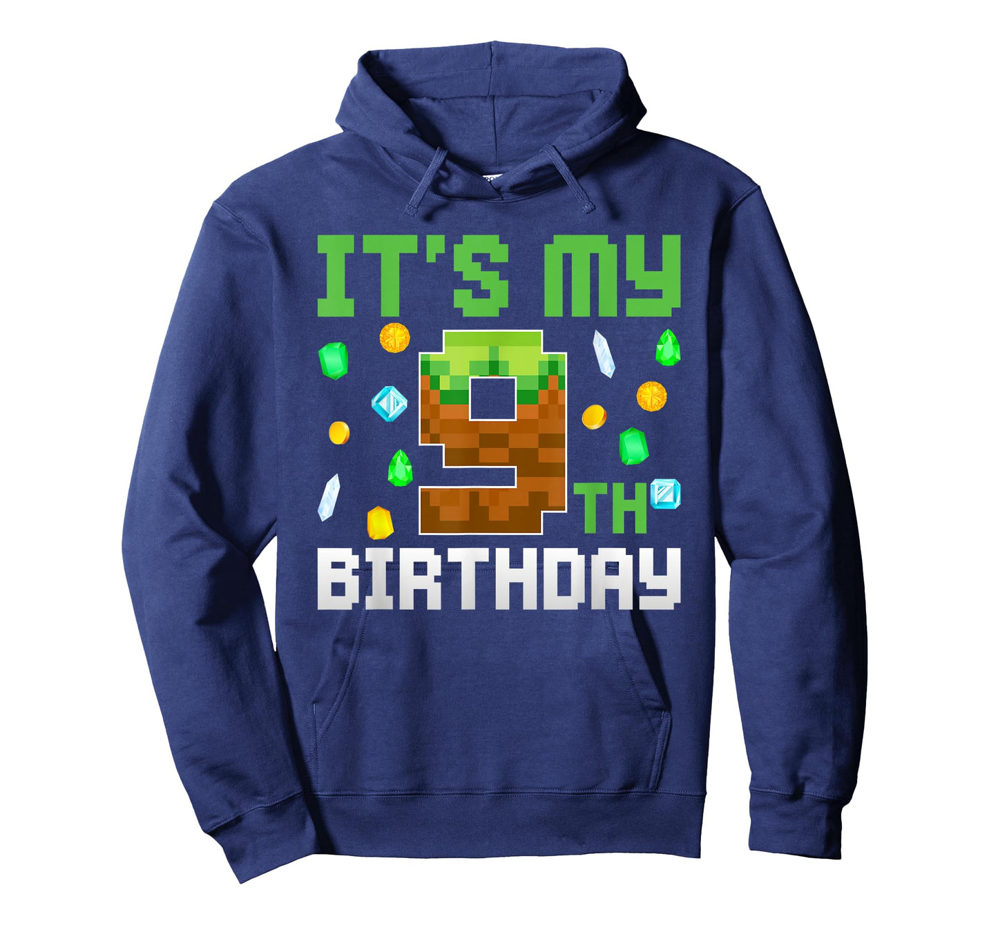 Birthday Boy Shirt It's My 9th Birthday Video Game Pixel T-Shirt