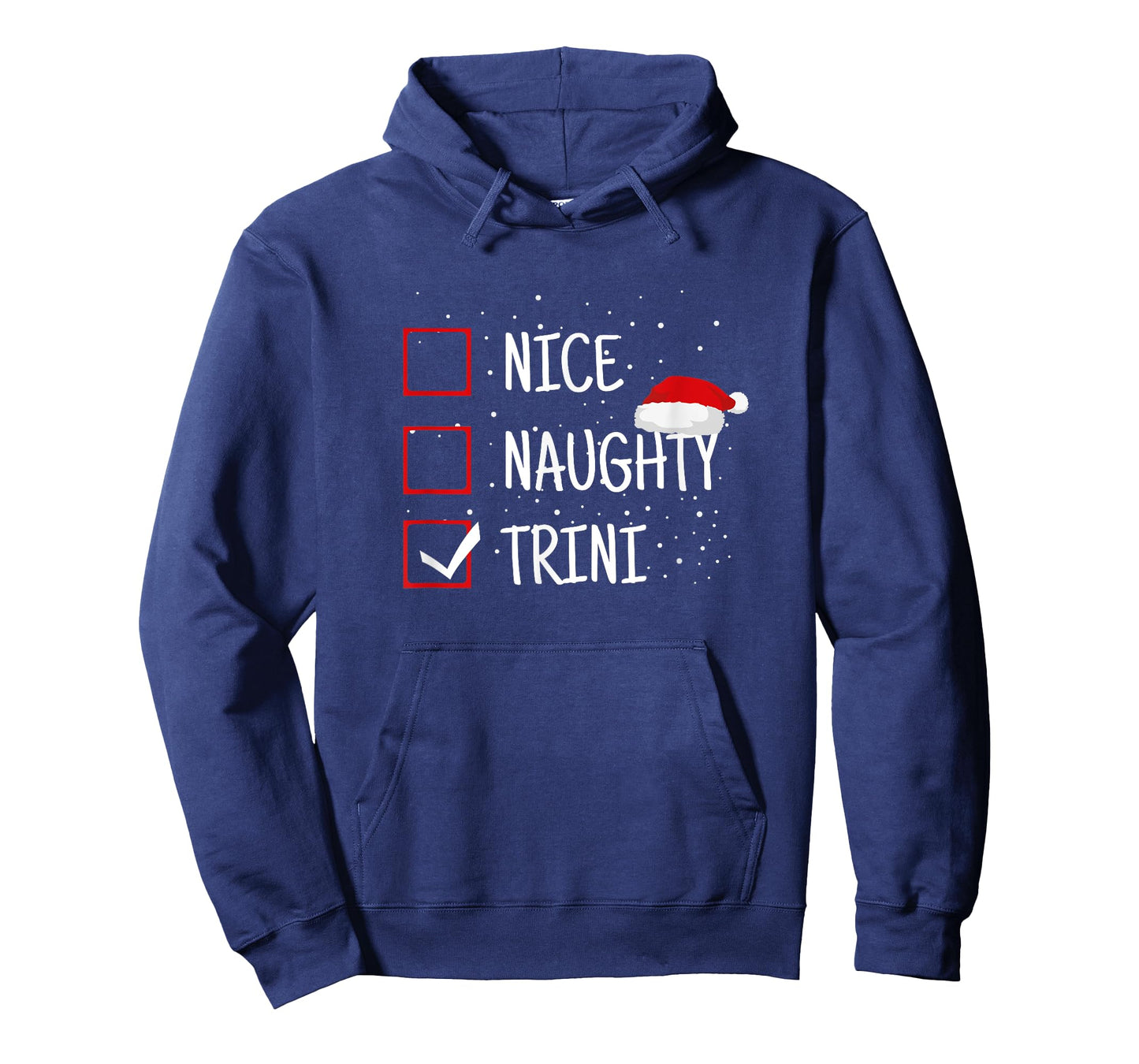 Family Heritage Gifts Trinidad Christmas T-Shirt - Black, Unisex, Small, Modern Humorous, Letter Print, Crew Neck, Short Sleeve, Snug Fit, Christmas Occasion