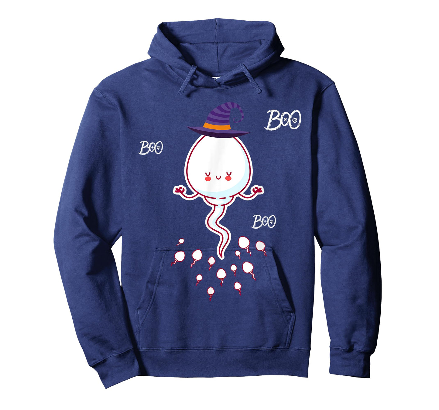 Boo Boo Funny Sperm Ghost Halloween Men Women Costume Gift T-Shirt