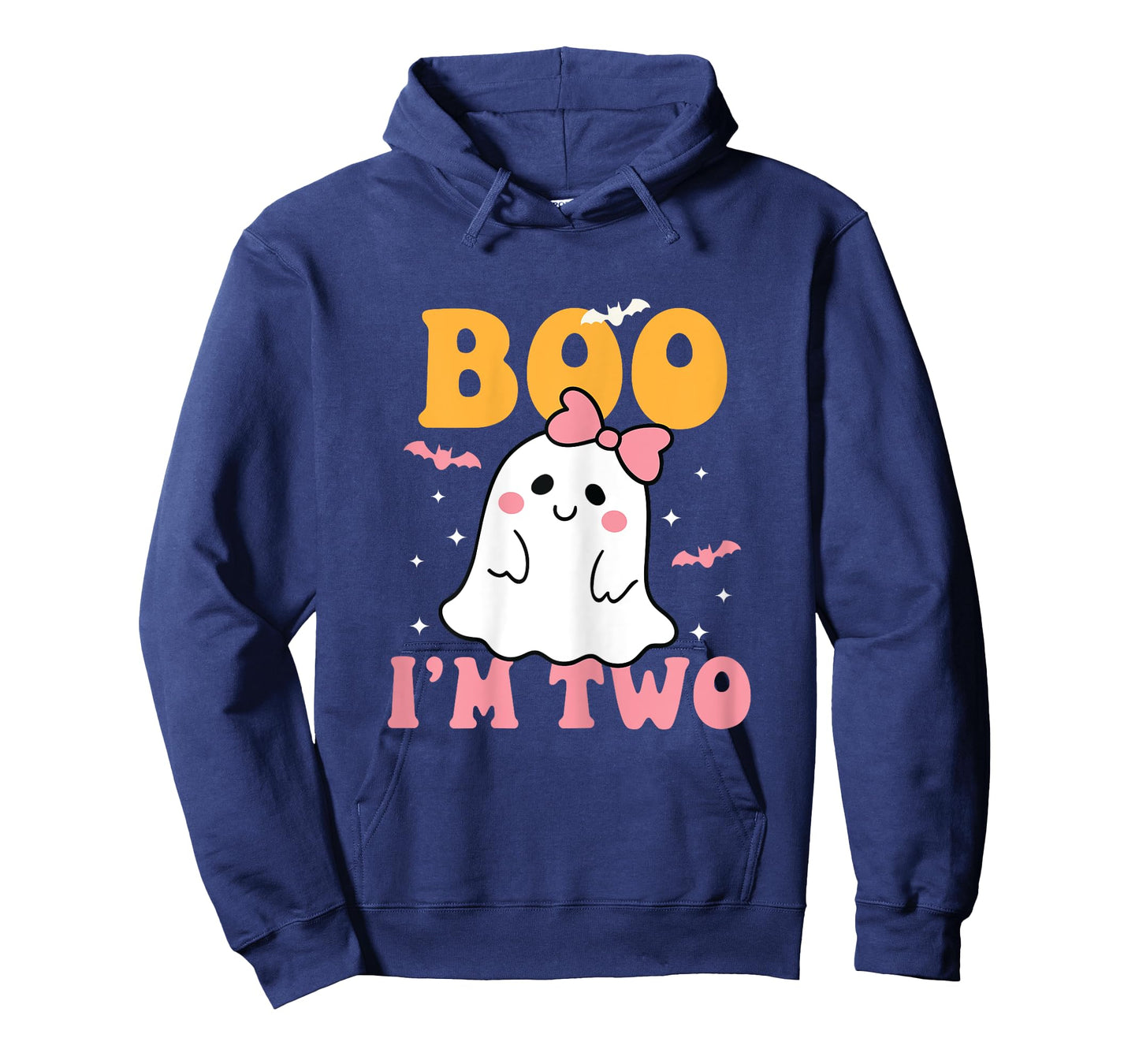 Boo I'm Two Cute Birthday Ghost Halloween 2 Years Old Girl T-Shirt