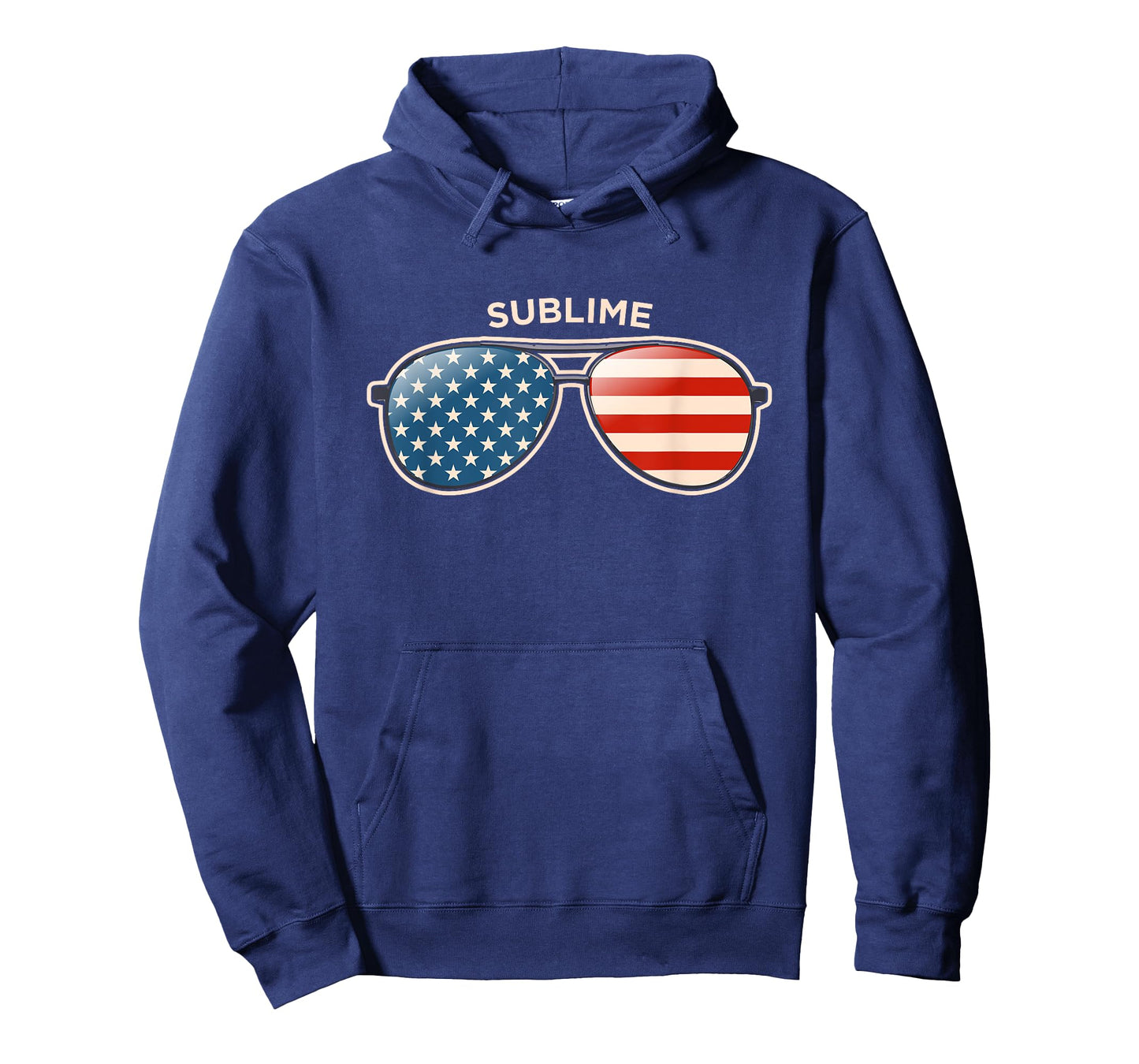 Sublime, TX Vintage US Flag Sunglasses T-Shirt