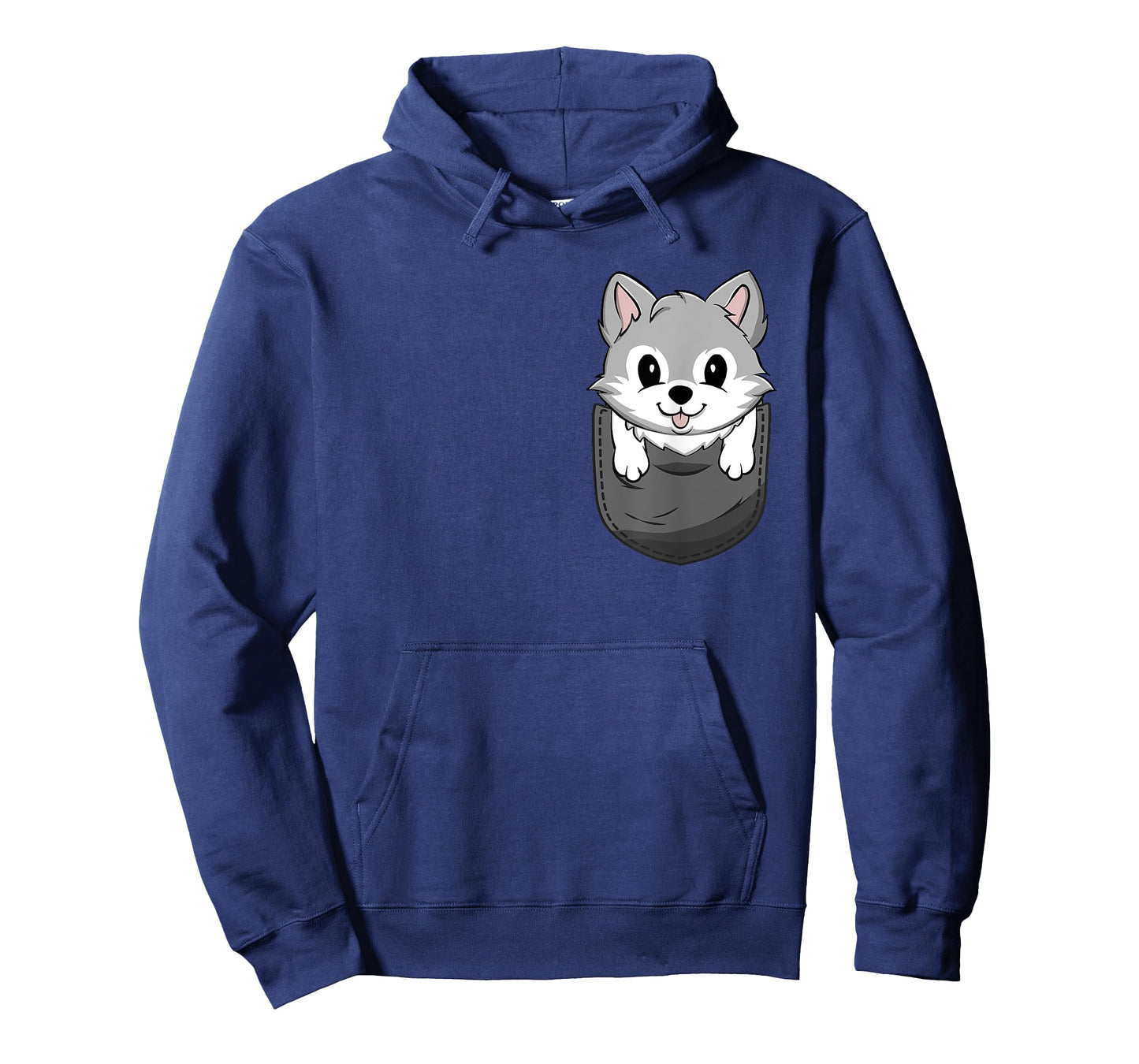 Wolf In A Pocket - Wild Animal Lover Hunter Zoology T-Shirt