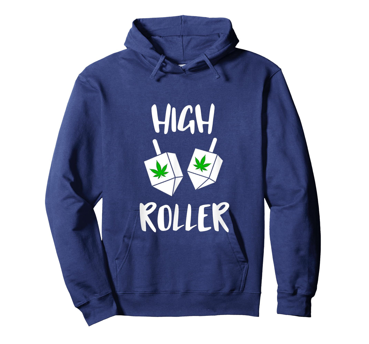 High roller Weed Dreidel Game Happy Hanukkah Jewish Stoner T-Shirt