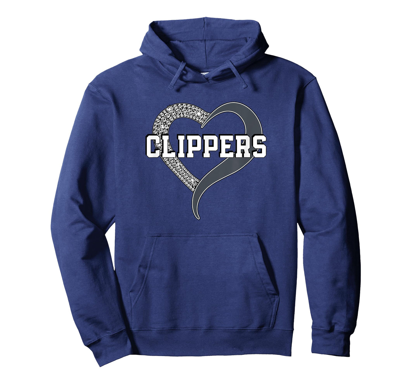 Clippers Clearview Diamond Heart HS T-Shirt