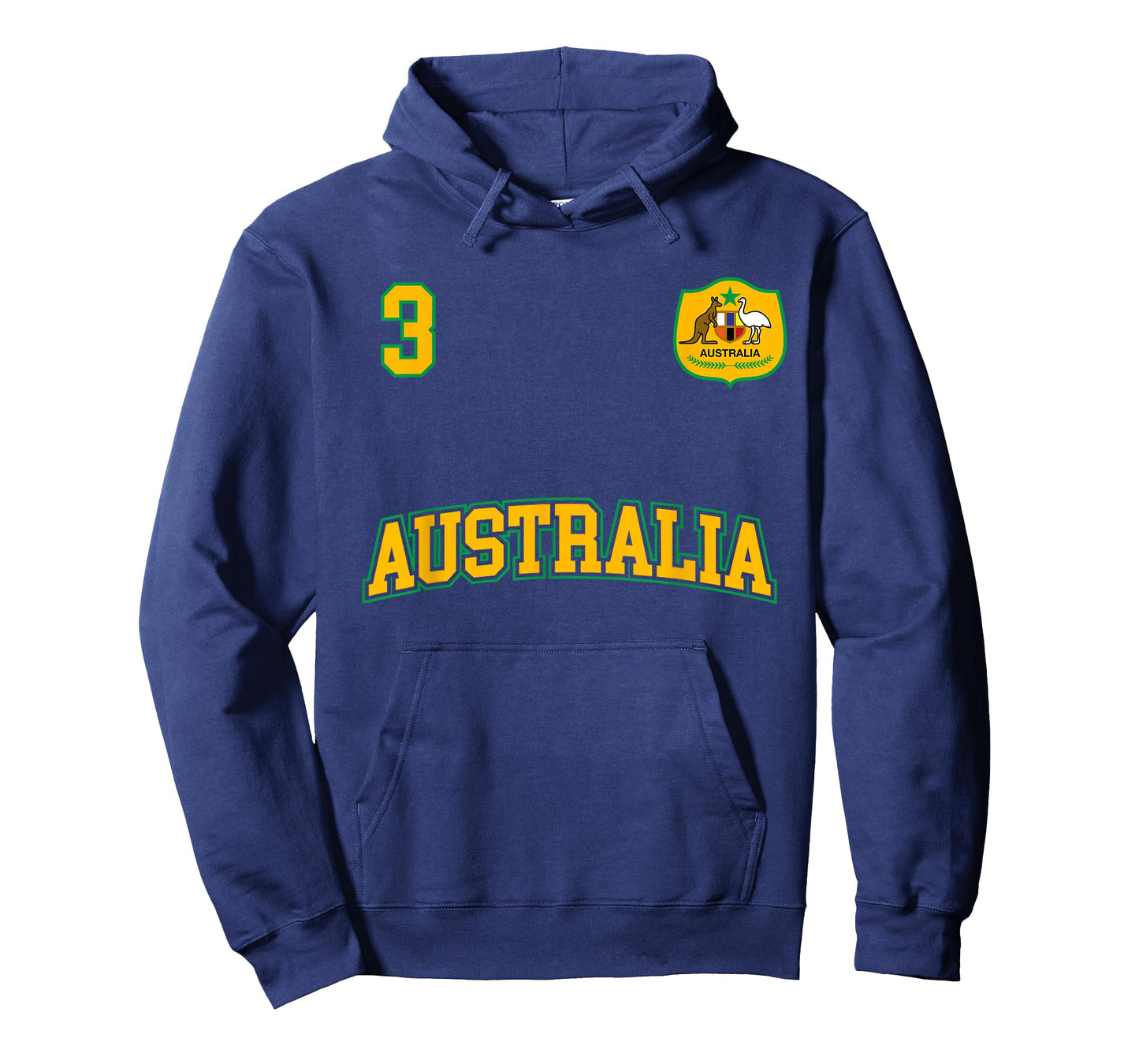 Australia Soccer Shirt No. 3 (+Back) Australian Sports Team