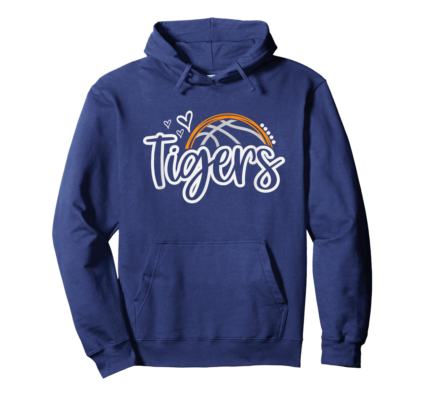 Basketball Tigers School Sports Fan Team Spirit T-Shirt