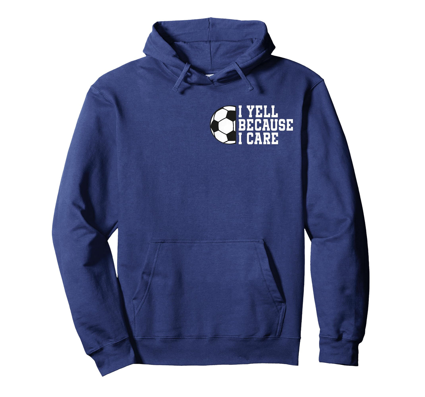 Funny Soccer I Yell Because I Care Pocket Soccer Dads T-Shirt