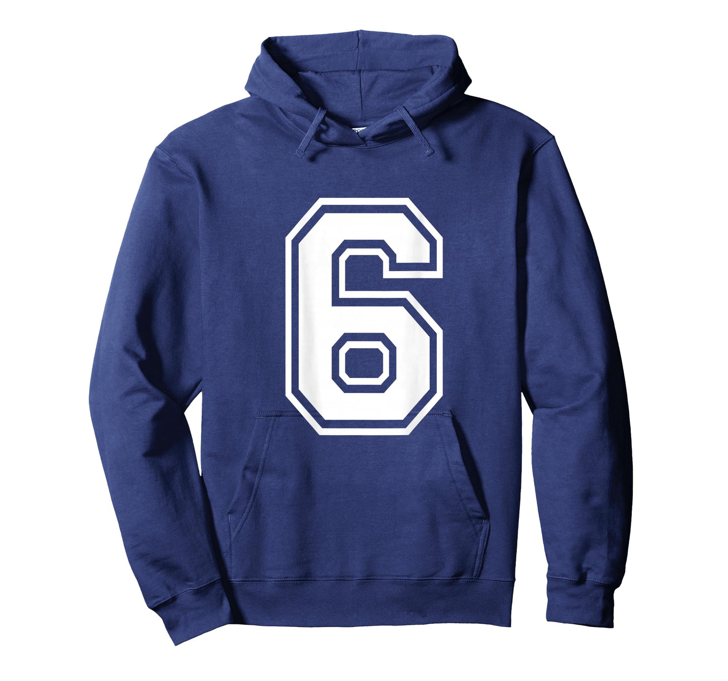 Number 6 Shirt Sports Player Number BACK of Shirt T-Shirt