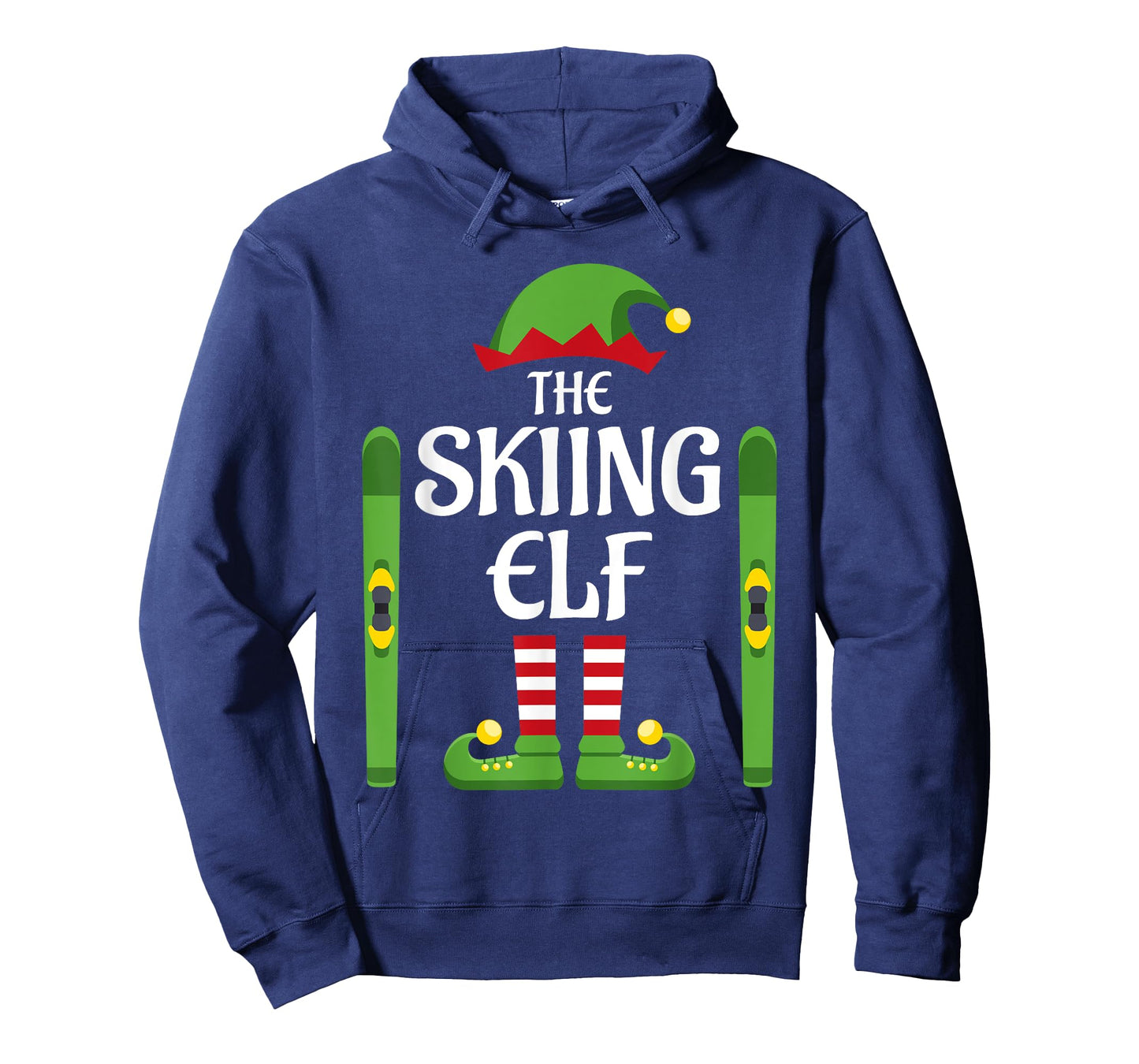 Skiing Elf Family Matching Group Christmas Ski T-Shirt