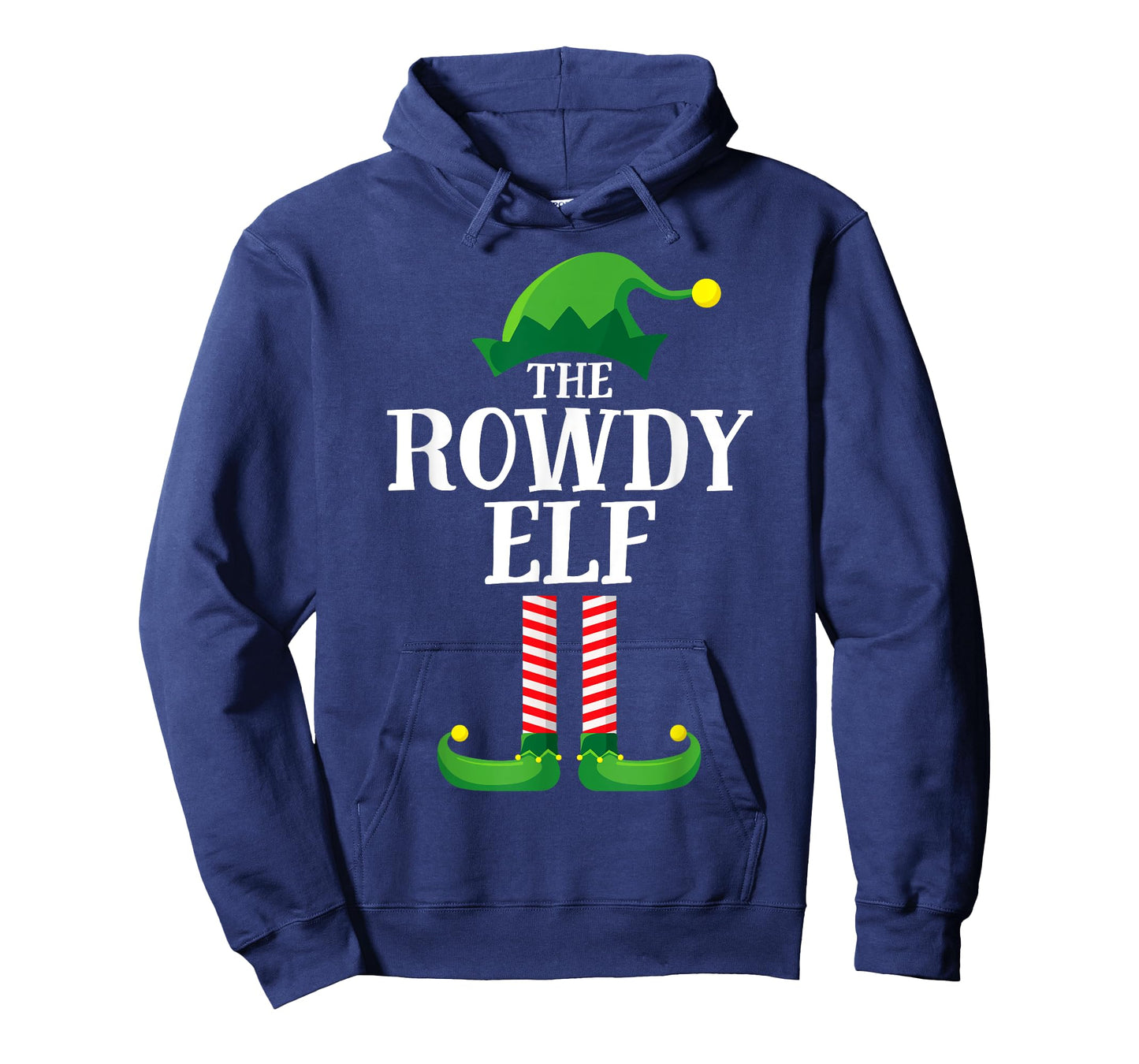 Rowdy Elf Matching Family Group Christmas Party T-Shirt