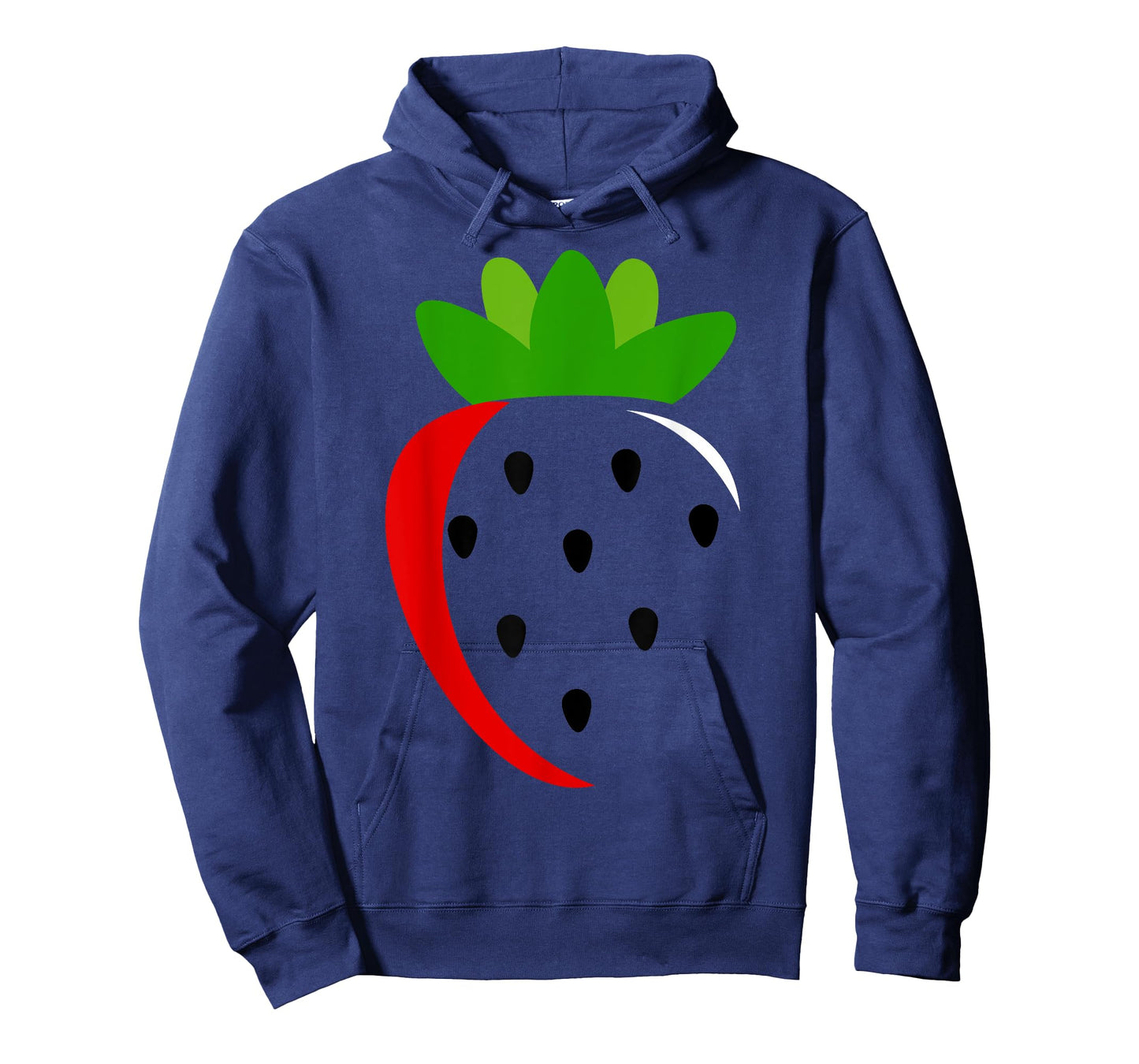Big Strawberry Costume Cute Easy Fruit Halloween Gift T-Shirt