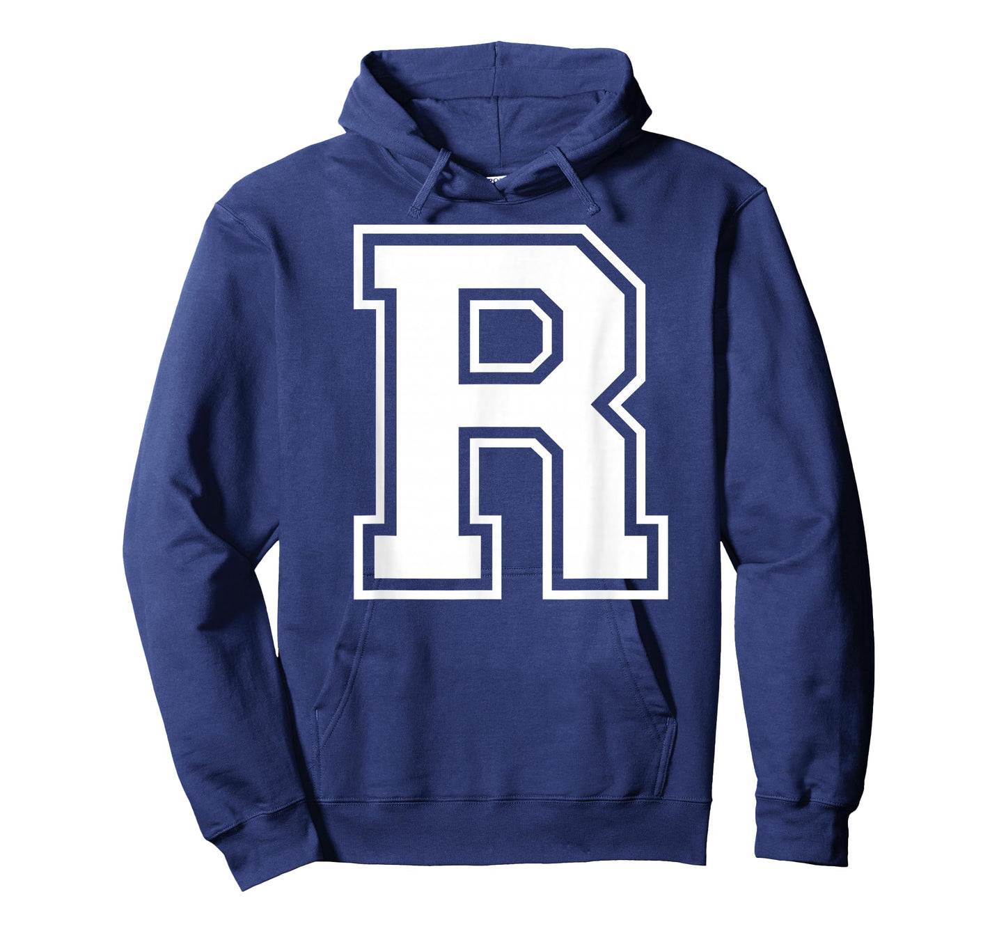 Letter R Capital Alphabet College Varsity Monogram Club T-Shirt