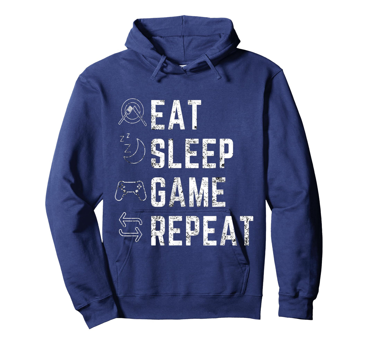 Eat Sleep Game Repeat - Funny Gift Gamer Designed T-Shirt