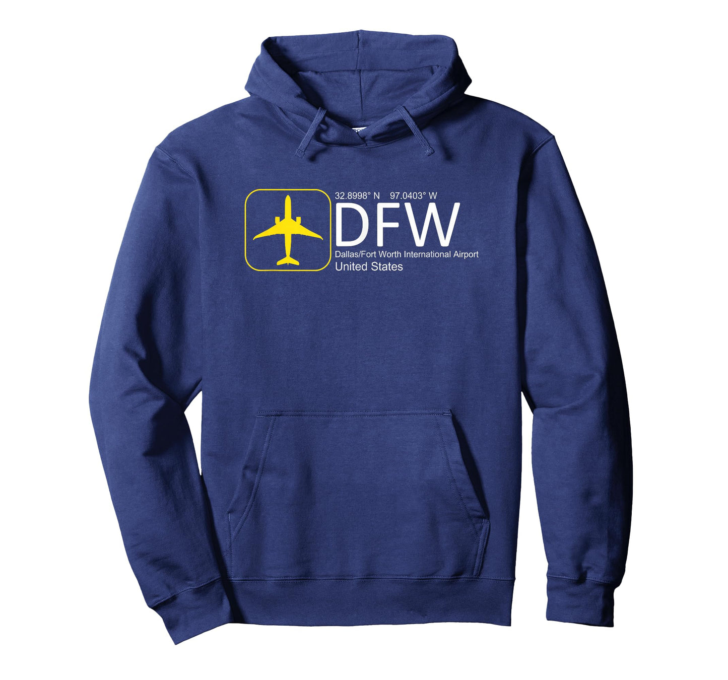 Dallas Fort Worth DFW Texas Airport Flight Aviation Graphic T-Shirt