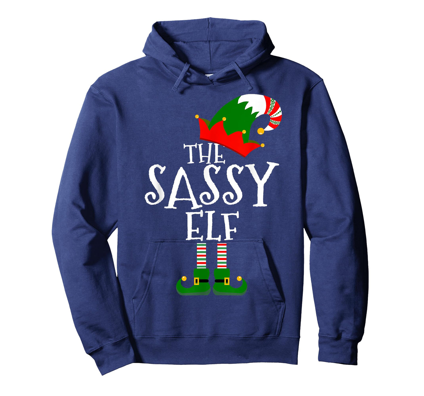 Funny The Sassy Elf Matching Family Group Gift Christmas T-Shirt