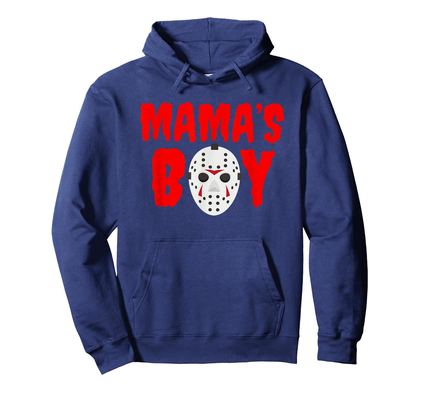 Mama's Boy Funny Hockey Mask Halloween T-Shirt