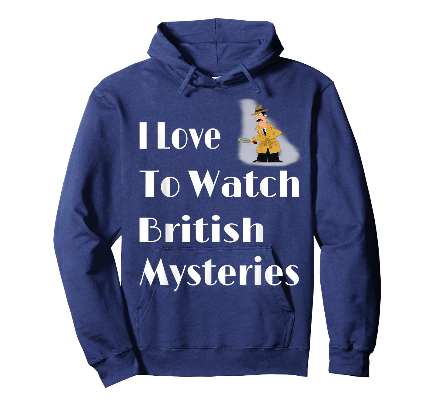 I Love British Mysteries Movie T-Shirt Gift For Men Women T-Shirt