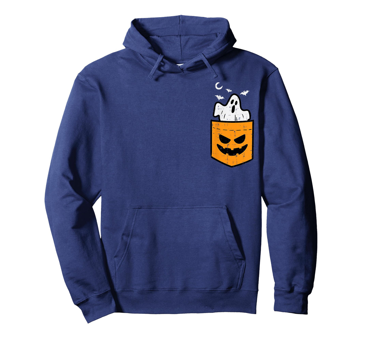 Pocket Ghost Scary Funny Halloween Costume Men Women Kids T-Shirt