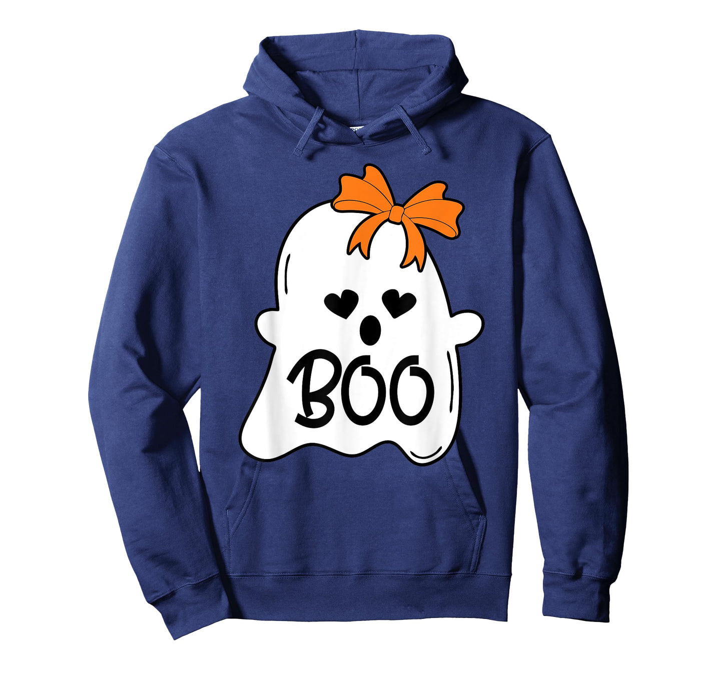 Ghost with Bow Boo Girls Halloween T-Shirt