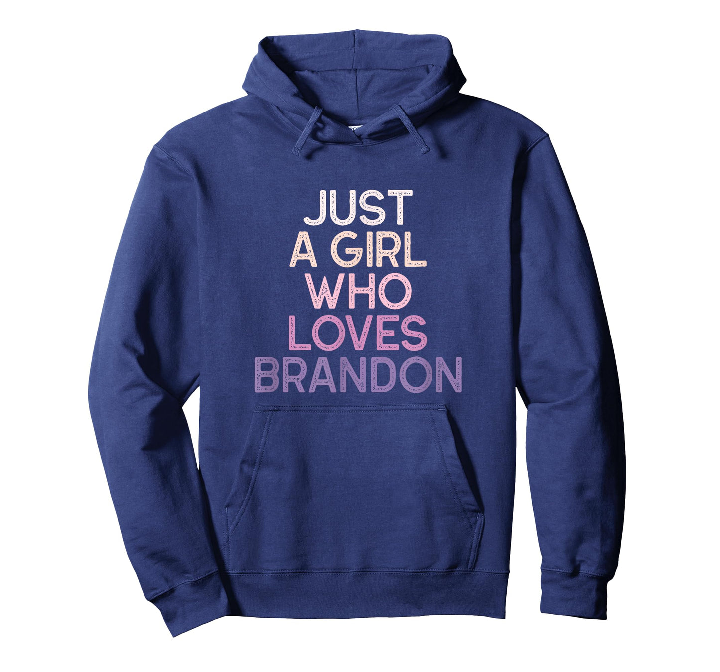 Just A Girl Who Loves BRANDON Name Gift T-Shirt