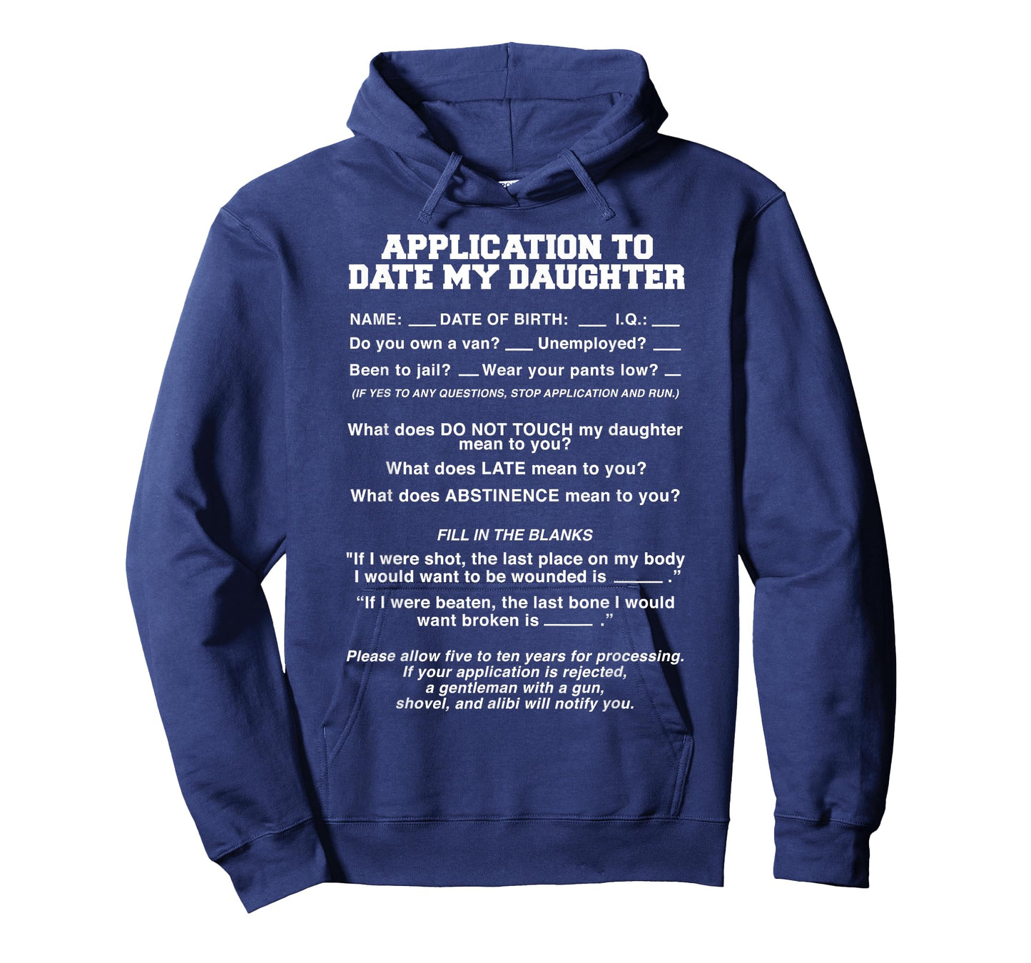 Application to Date My Daughter Funny Rules Must Have Tshirt T-Shirt